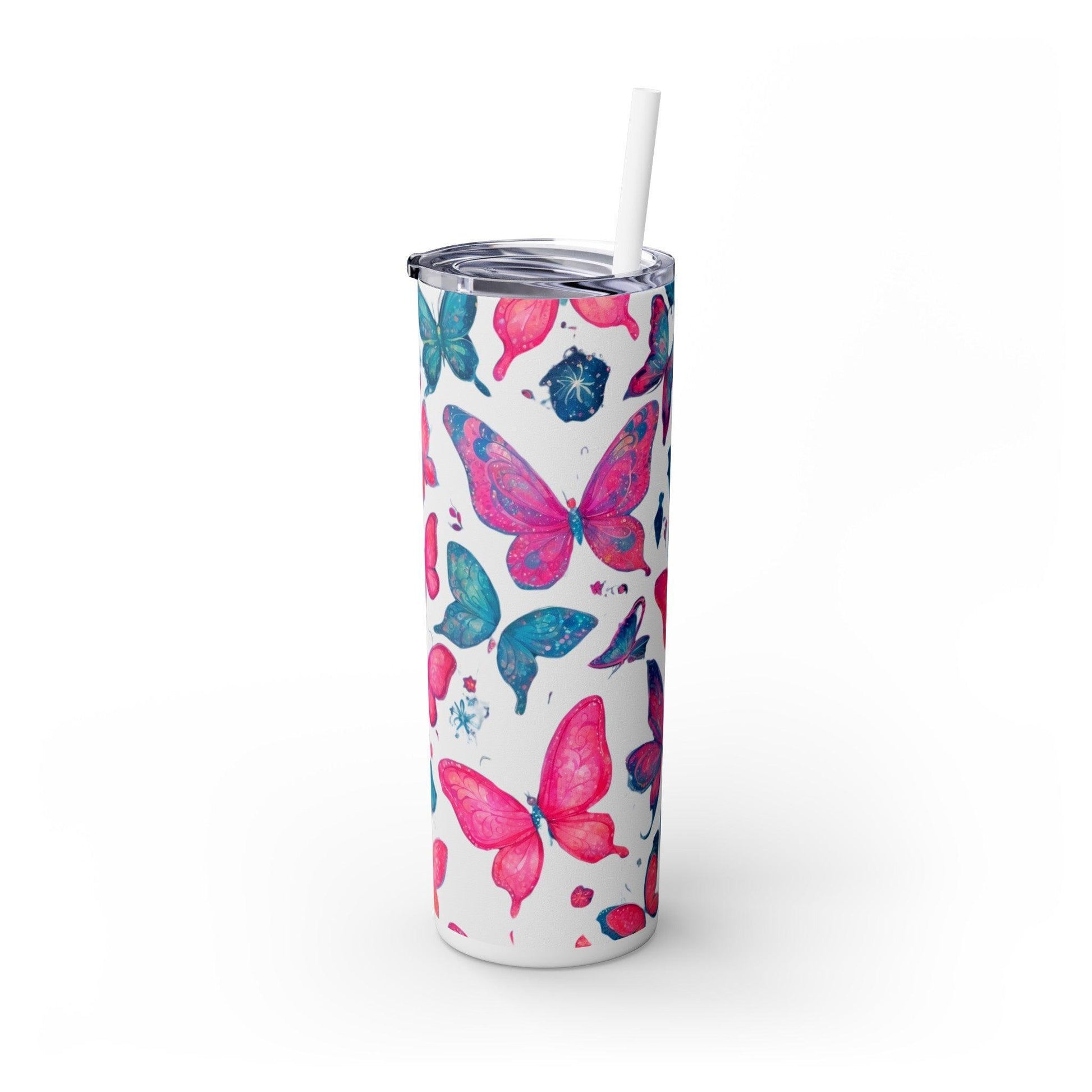 Whimsical Sips Skinny Tumbler Collectionr | Tumblerwith Straw, 20oz | keep your drinks hot for 12h and cold for 24h - Cosmic Creations by Karen