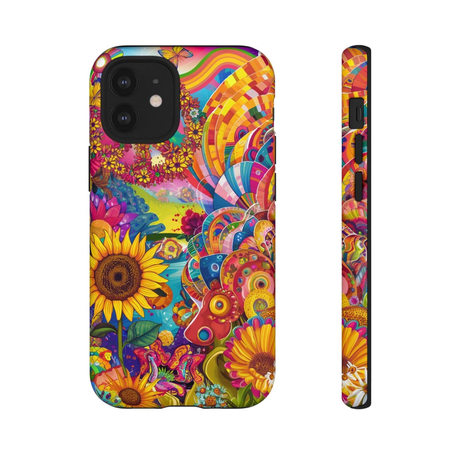 Tough Phone Case :" Eclectic Elegance Phone Case Collection" ( Hippie Style patterns)