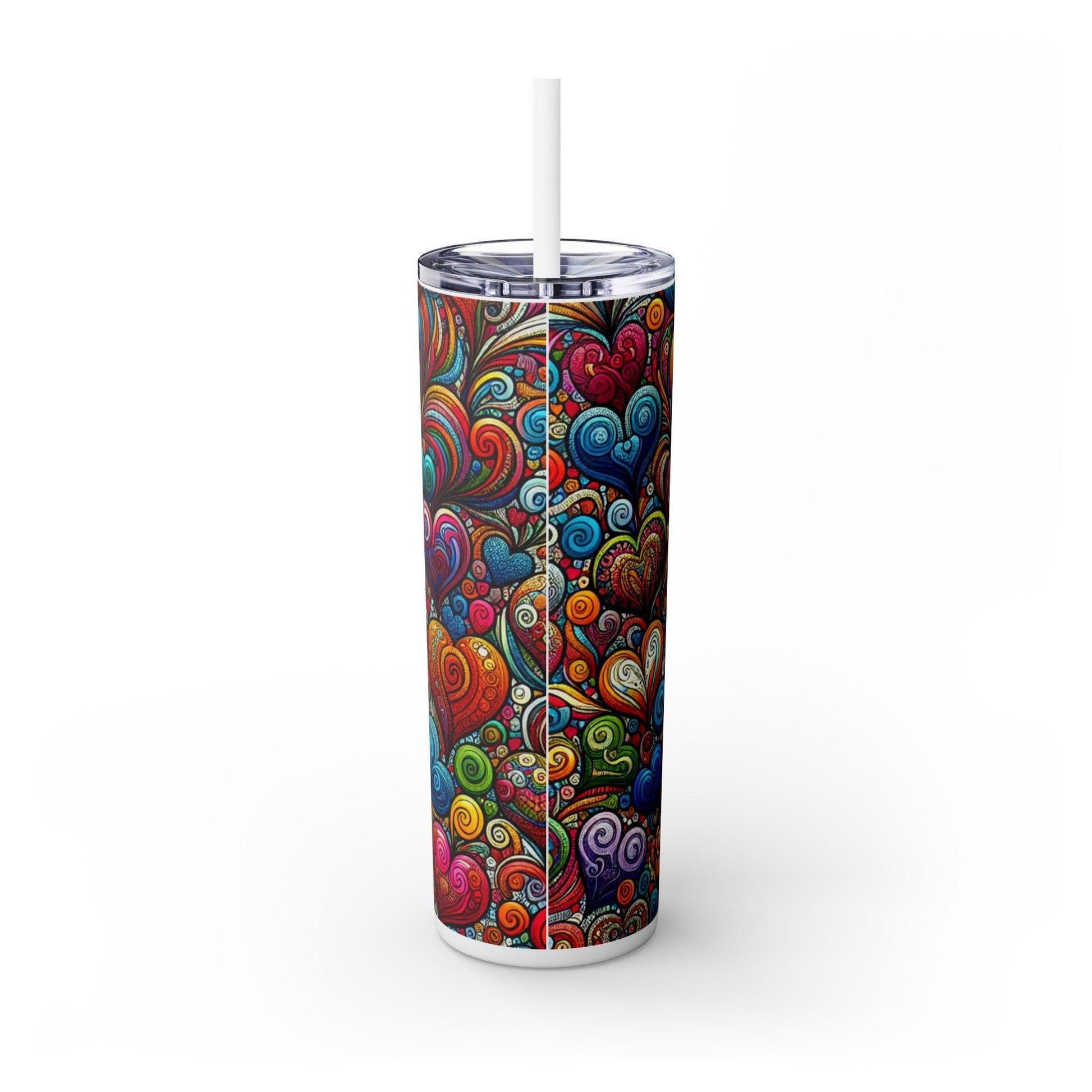 Whimsical Sips Skinny Tumbler Collectionr | Tumblerwith Straw, 20oz | keep your drinks hot for 12h and cold for 24h - Cosmic Creations by Karen