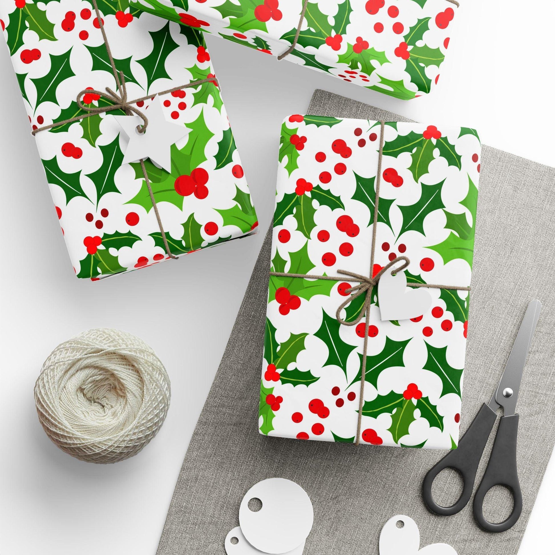 Festive Christmas Holiday Wrapping Paper - Cosmic Creations by Karen