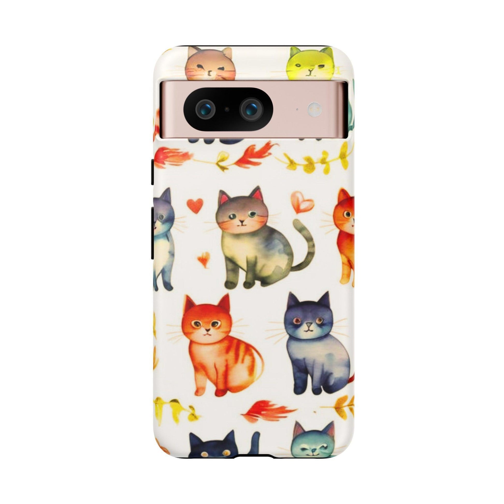 Cat Lovers Collection Tough Cellphone Case - Cosmic Creations by Karen