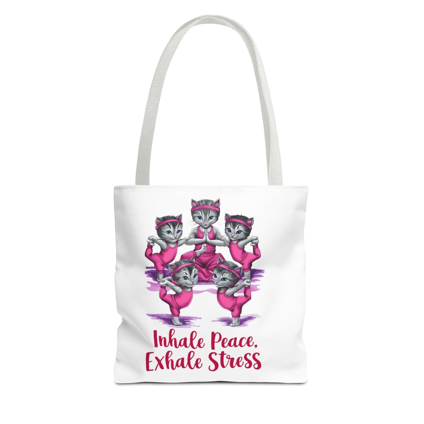 Yoga Essentials Tote Bag | "Yoga Serenity Collection" | Cute Kitties