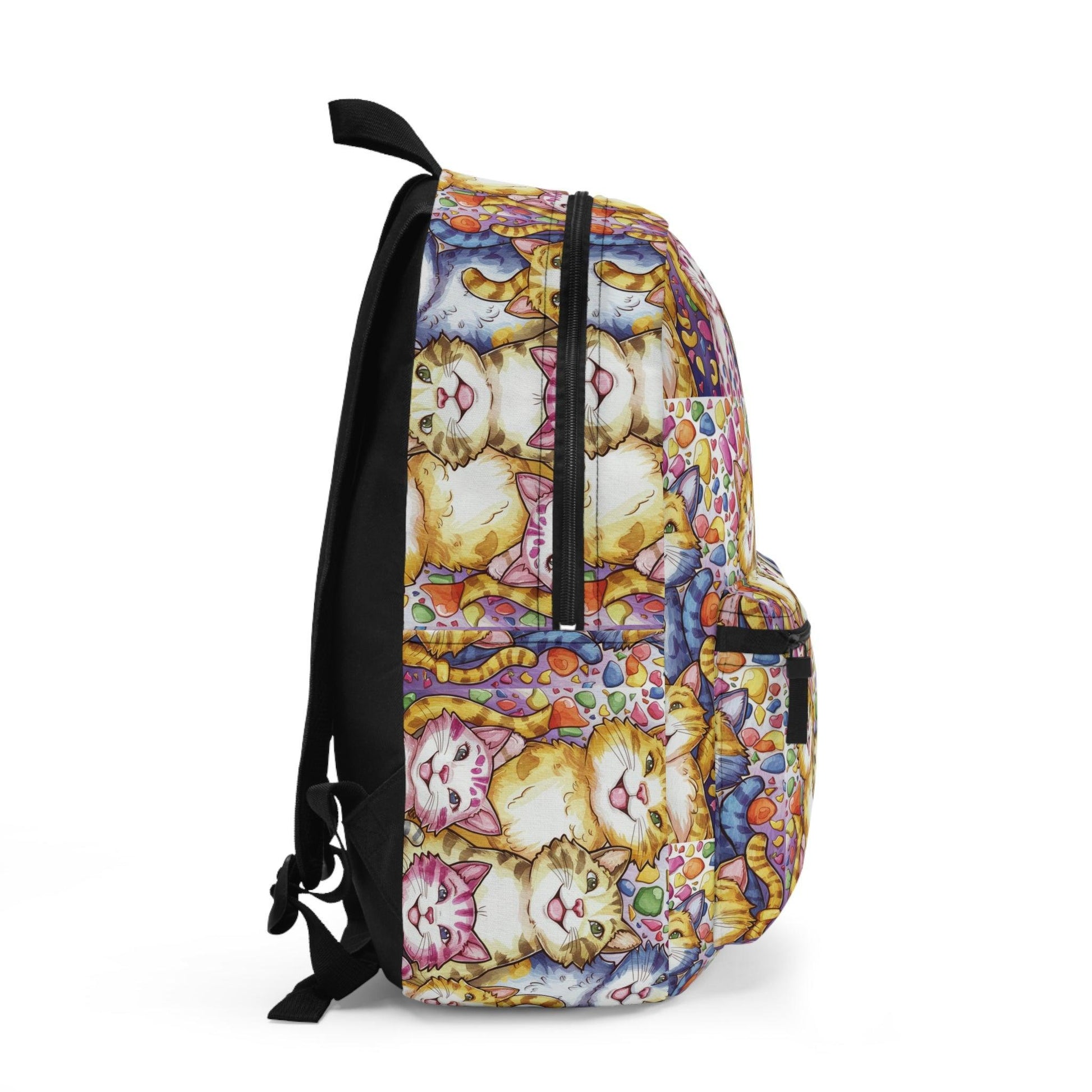 DreamStyle Backpacks: Cats Design | Versatility and Charm for All Ages. Unique gift for children and adults. The perfect accessory for school, university, the office, or vacations - Cosmic Creations by Karen