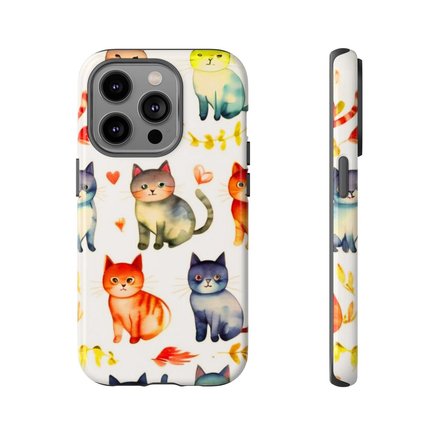 Cat Lovers Collection Tough Cellphone Case - Cosmic Creations by Karen