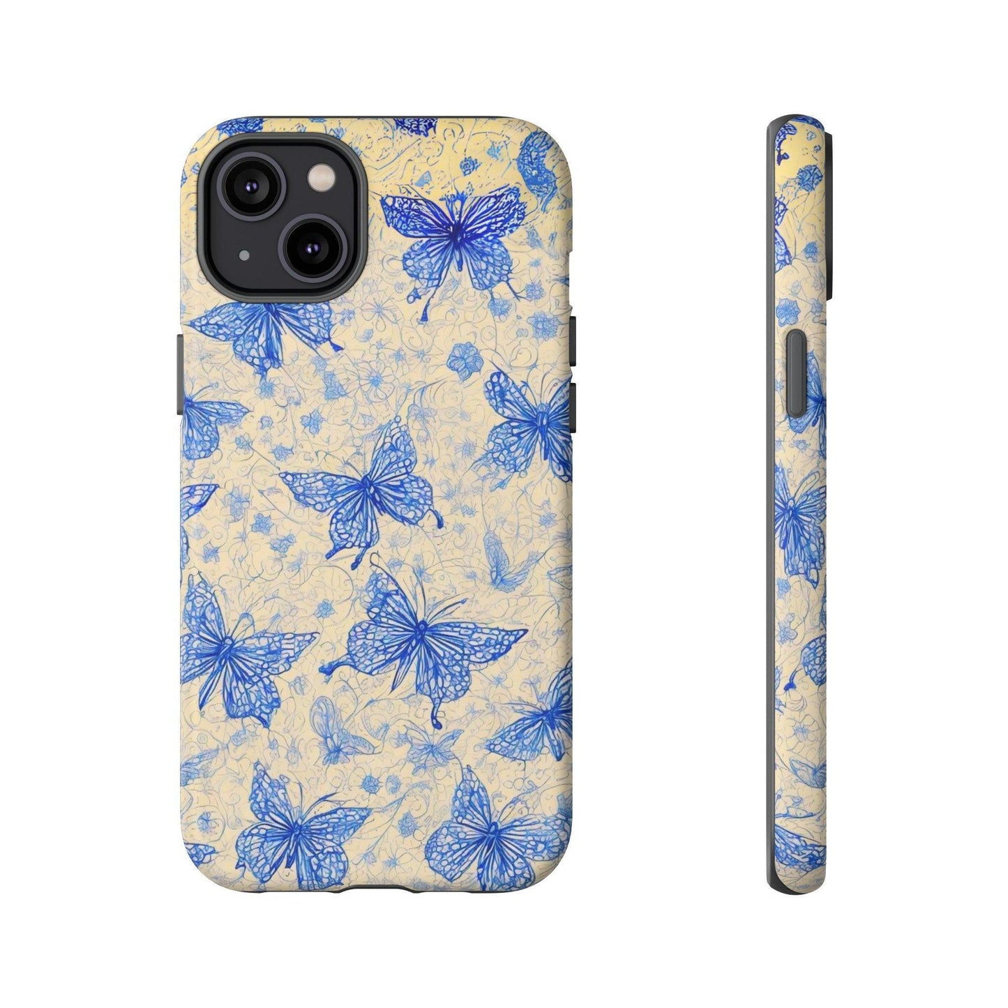 Tough Cellphone Case :" Eclectic Elegance Phone Case Collection" ( Butterflies patterns)