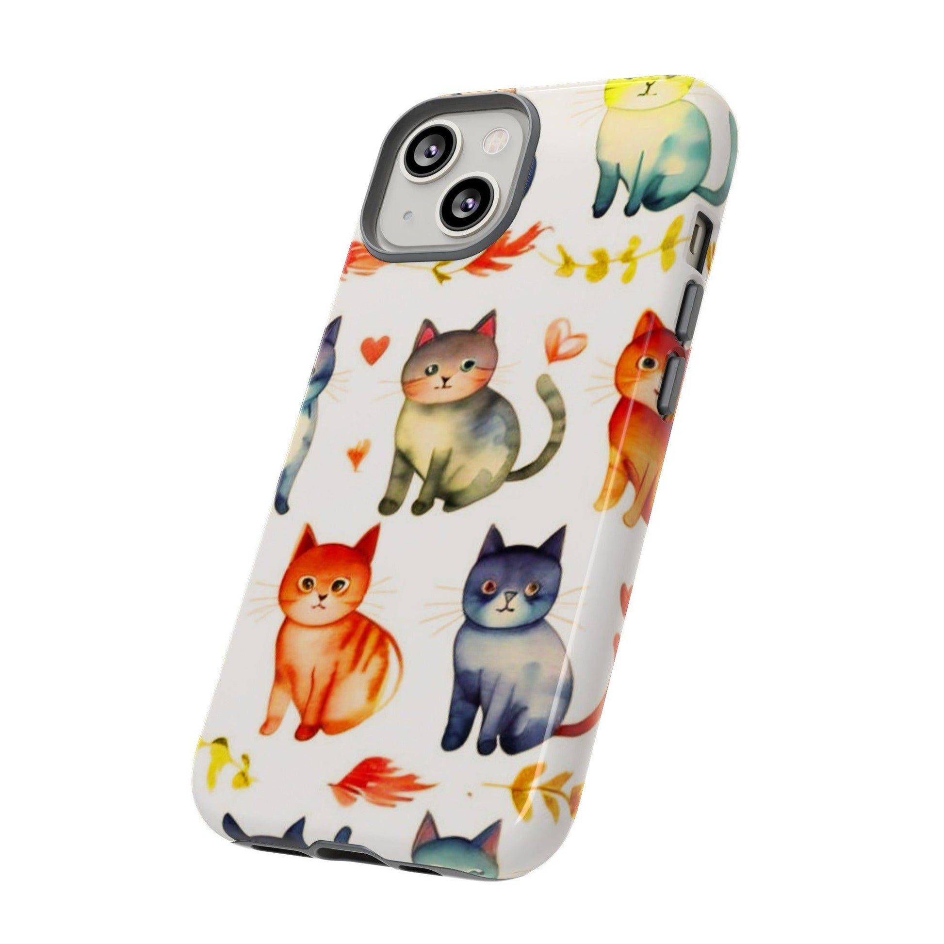 Cat Lovers Collection Tough Cellphone Case - Cosmic Creations by Karen