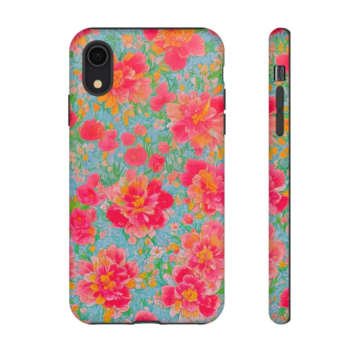 Tough Cellphone Case :" Eclectic Elegance Phone Case Collection" ( Floral patterns)