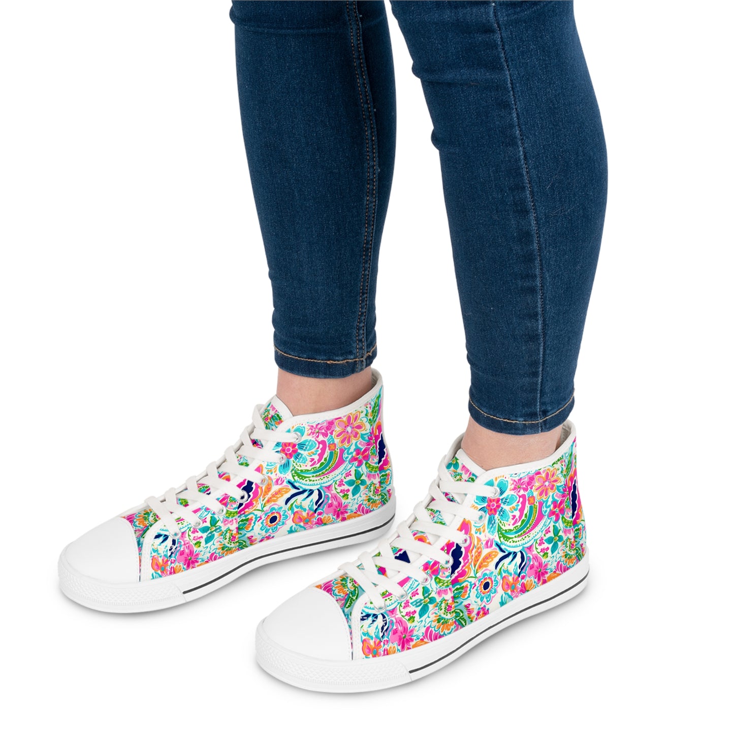 Awesome Boho Style Design High Top Sneakers