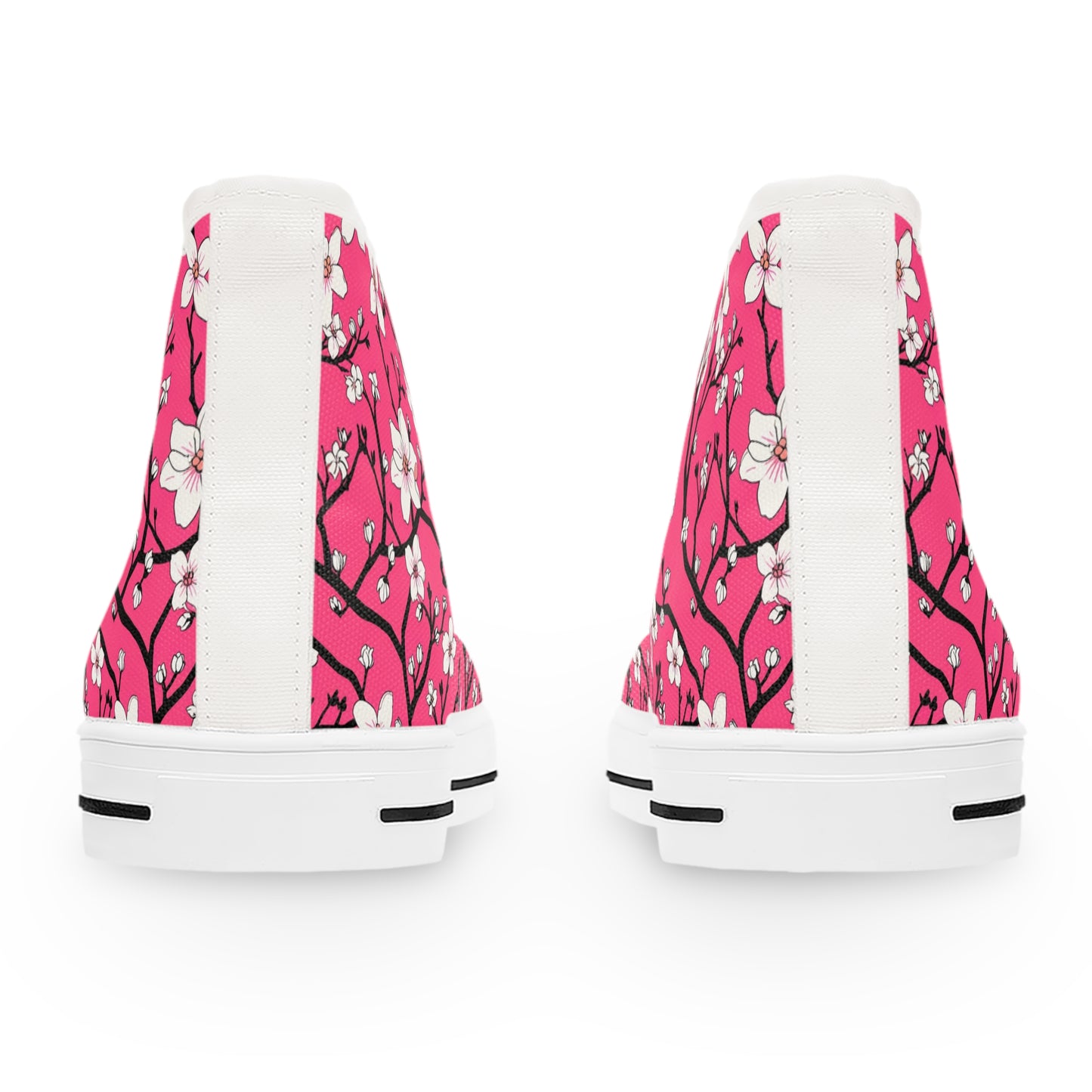 Awesome Cherry Blossom Design High Top Sneakers