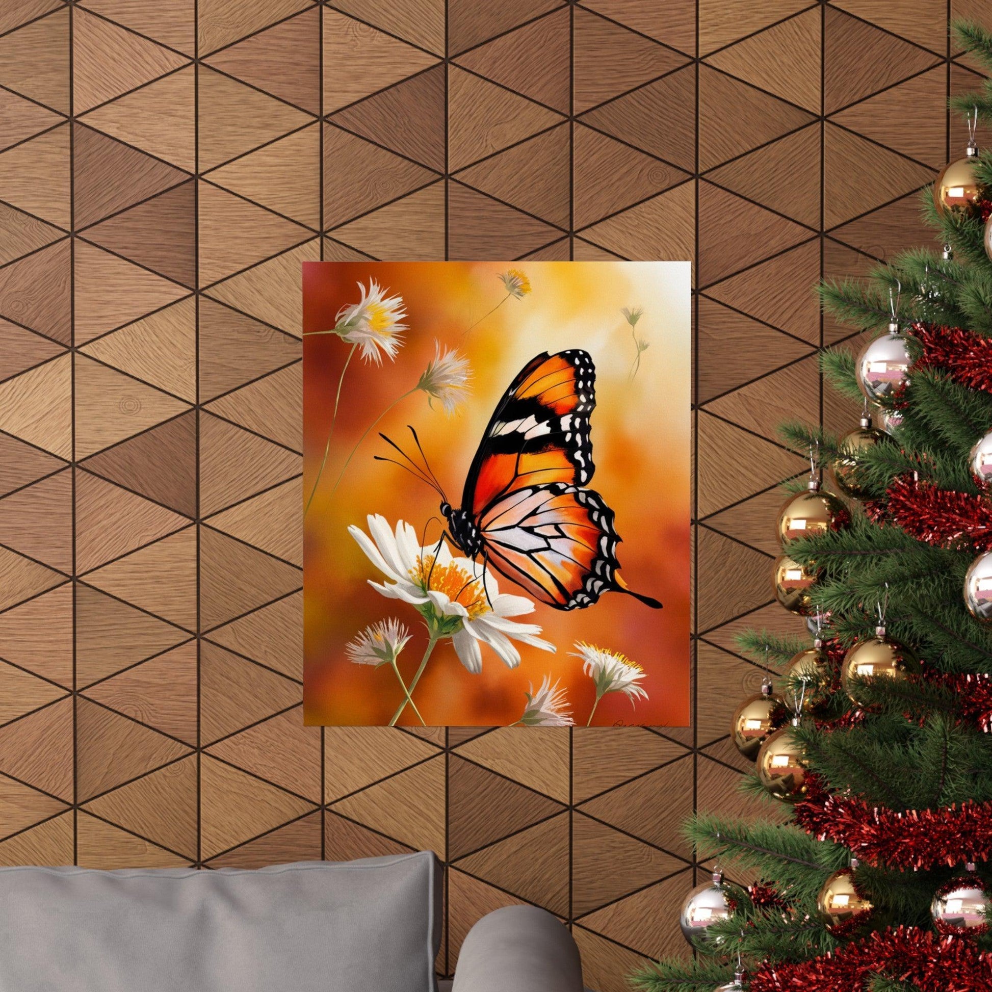 Monarch Butterfly Splendor Posters - Cosmic Creations by Karen