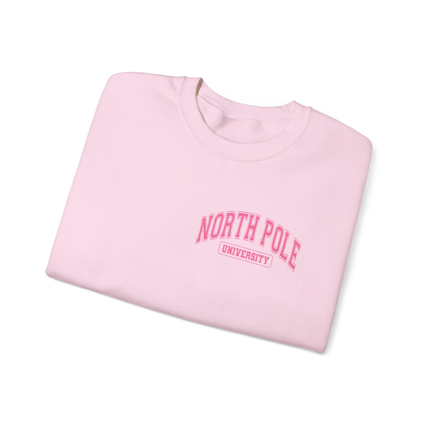 Christmas North Pole University Design  Unisex Crewneck Sweatshirt