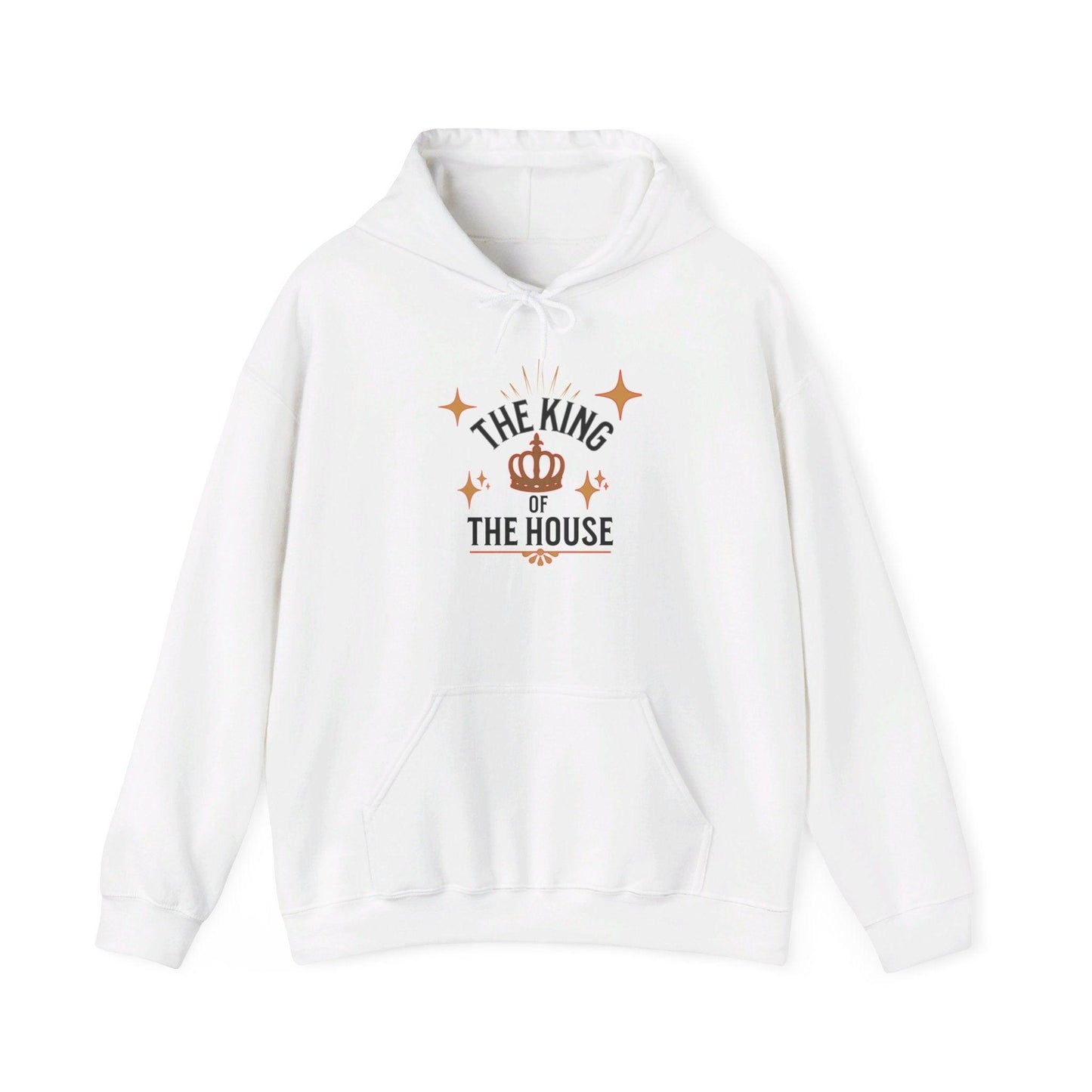 King's Heavy Blend Hooded Sweatshirt : "Dad, The King of the House Collection"