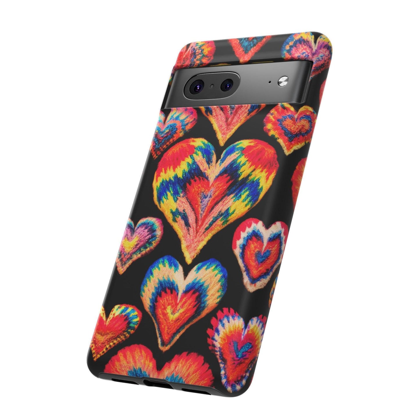 Tough Phone Case :" Eclectic Elegance Phone Case Collection" ( Hearts patterns)