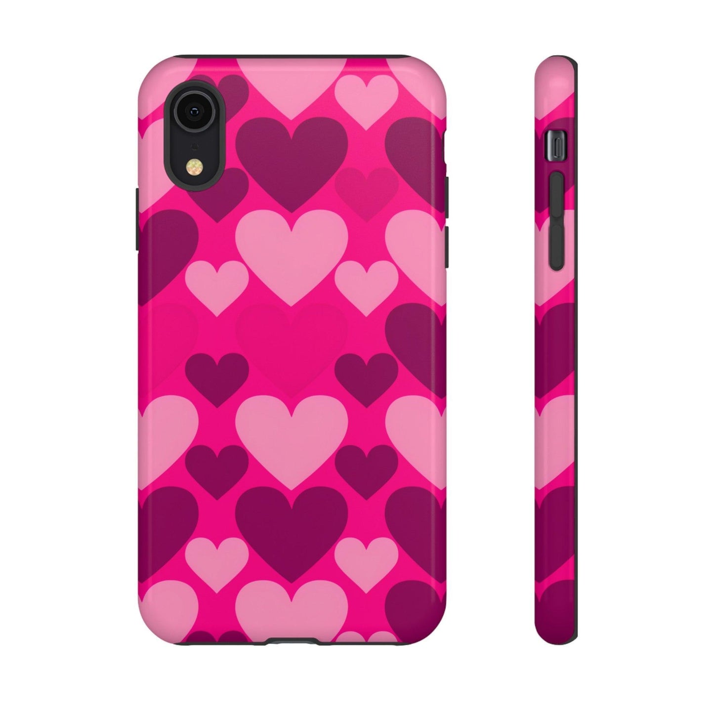 Tough Phone Case :" Eclectic Elegance Phone Case Collection" ( Hearts patterns)