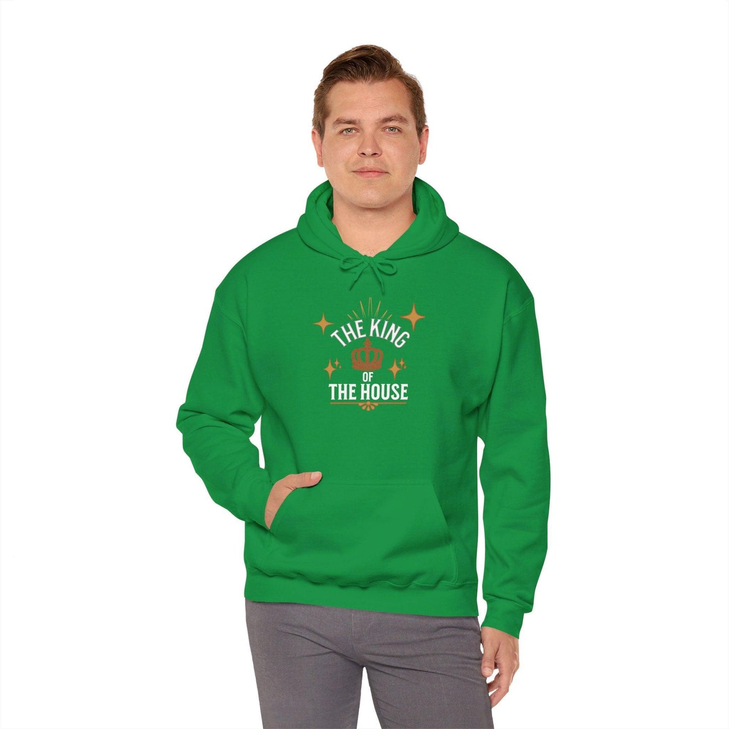 King's Heavy Blend Hooded Sweatshirt : "Dad, The King of the House Collection"