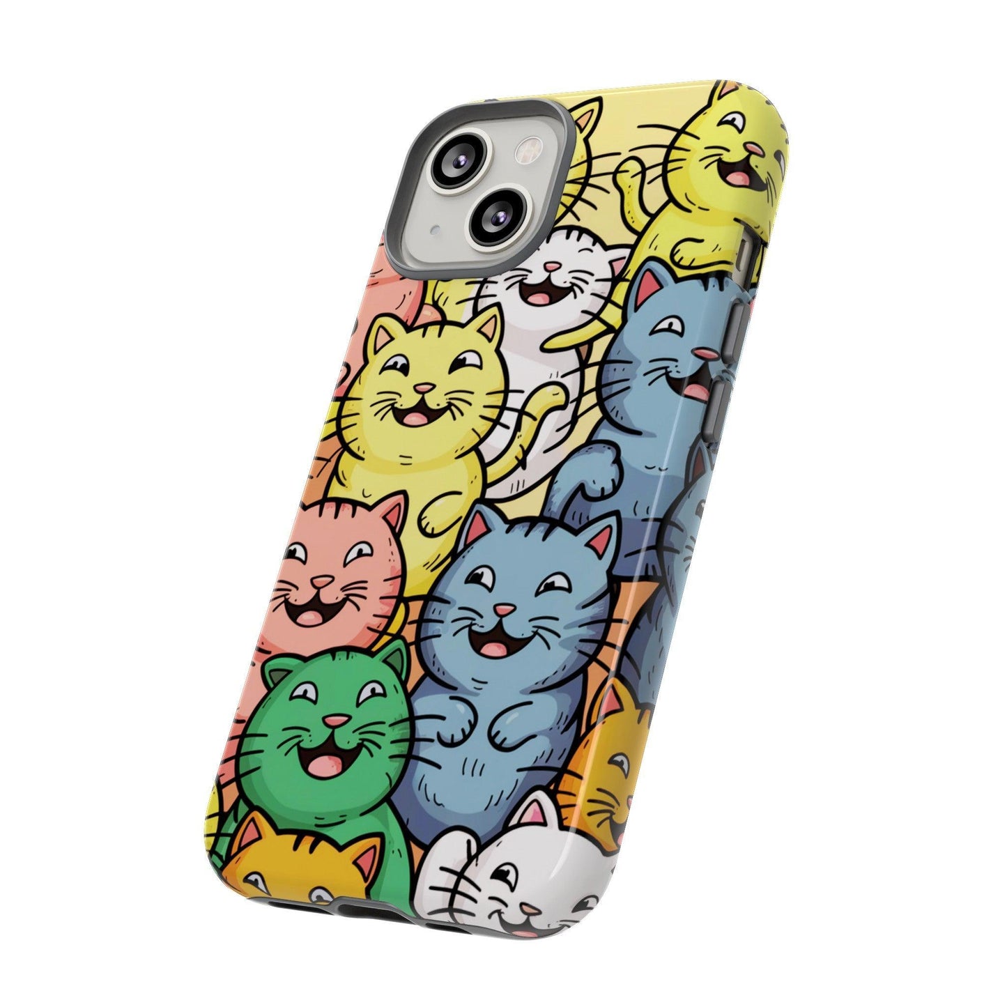 Cat Lovers Collection Tough Cellphone Case - Cosmic Creations by Karen