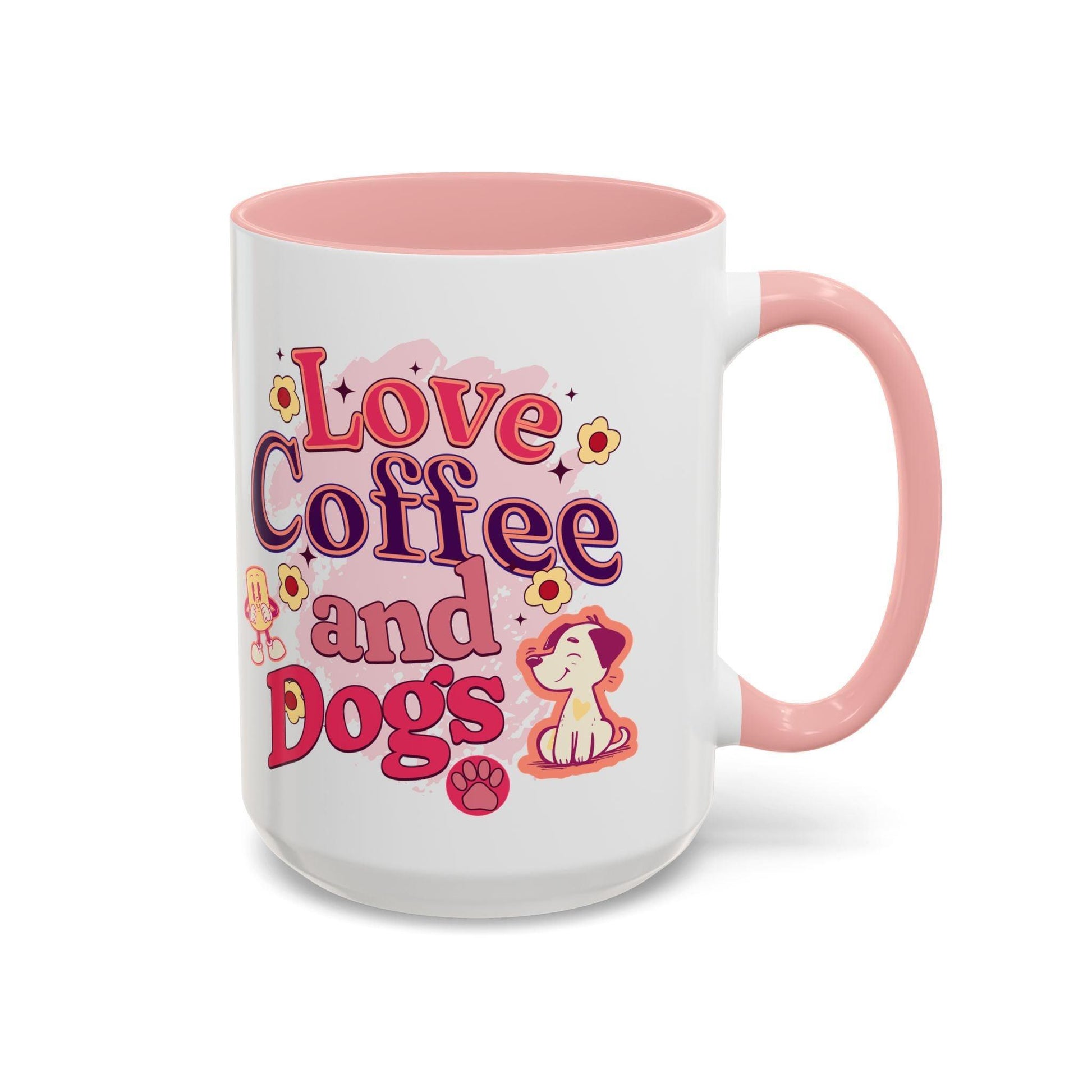 Love, coffee and dogs Mug (11, 15oz) - Cosmic Creations by Karen