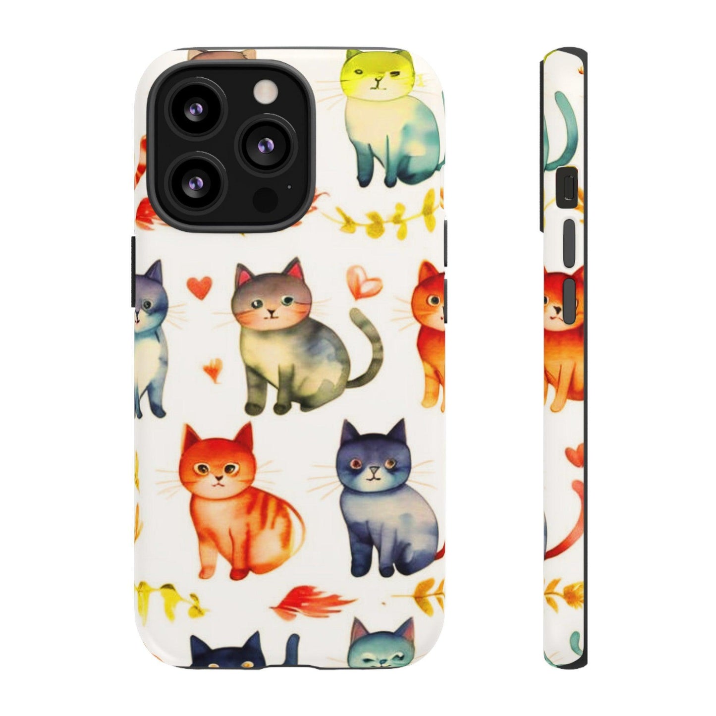 Cat Lovers Collection Tough Cellphone Case - Cosmic Creations by Karen