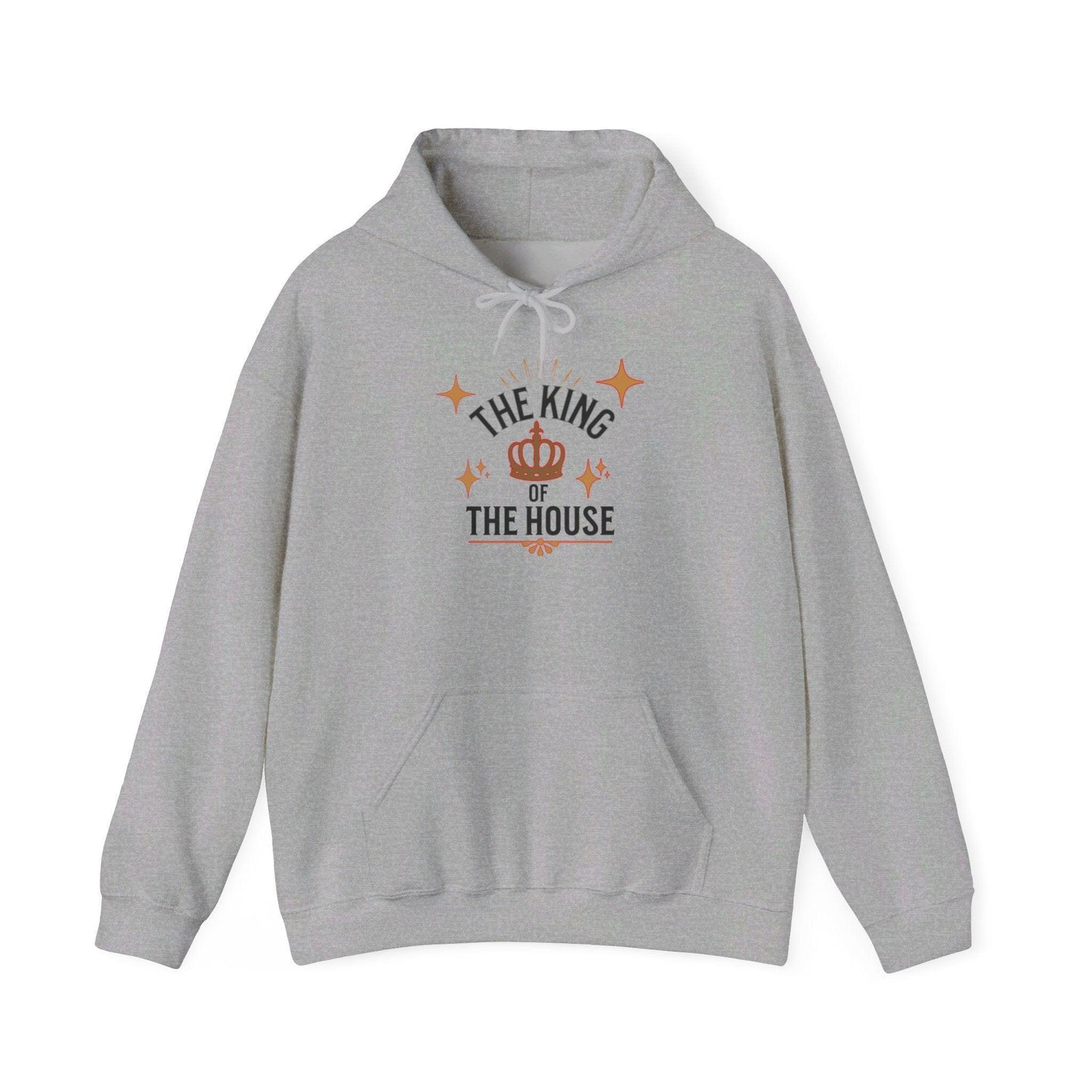 King's Heavy Blend Hooded Sweatshirt : "Dad, The King of the House Collection"