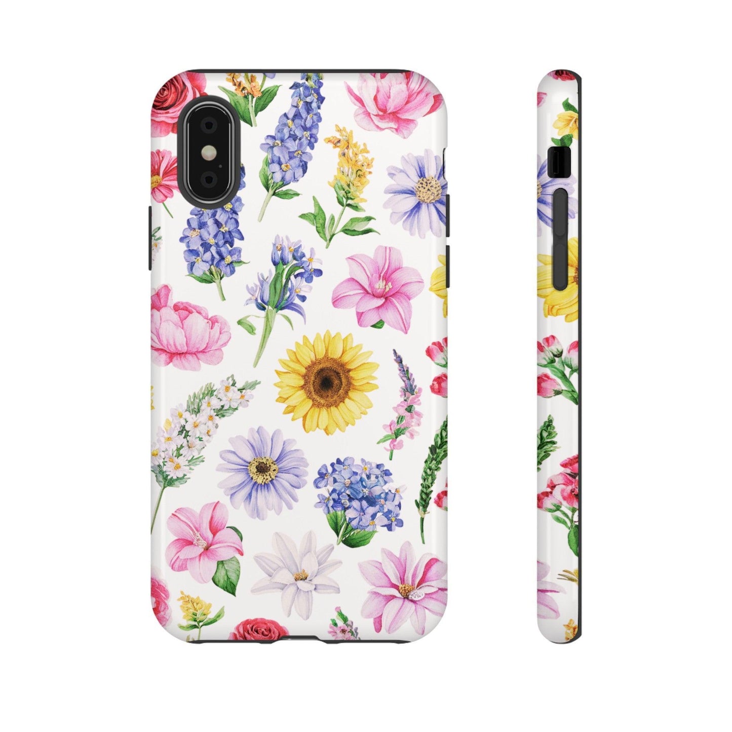 Tough Cellphone Case :" Eclectic Elegance Phone Case Collection" ( Floral patterns)