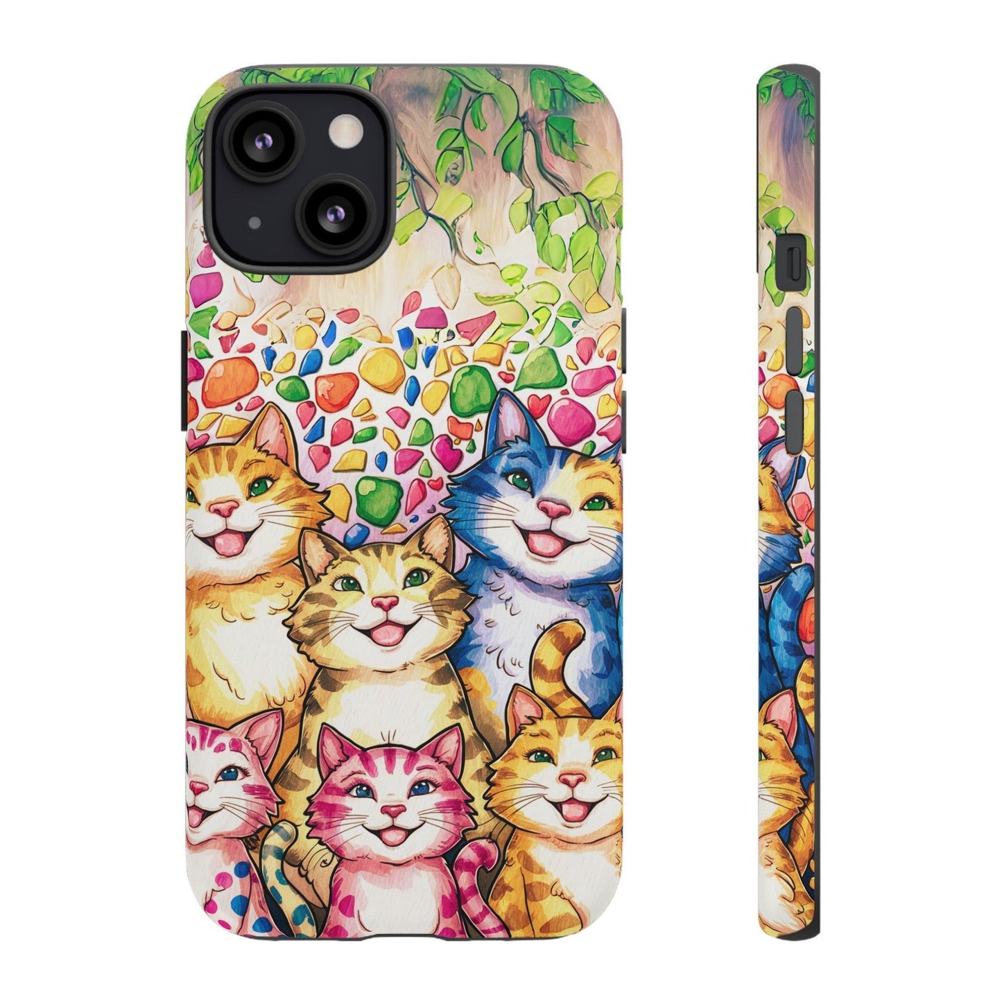 Cat Lovers Collection Tough Cellphone Case - Cosmic Creations by Karen