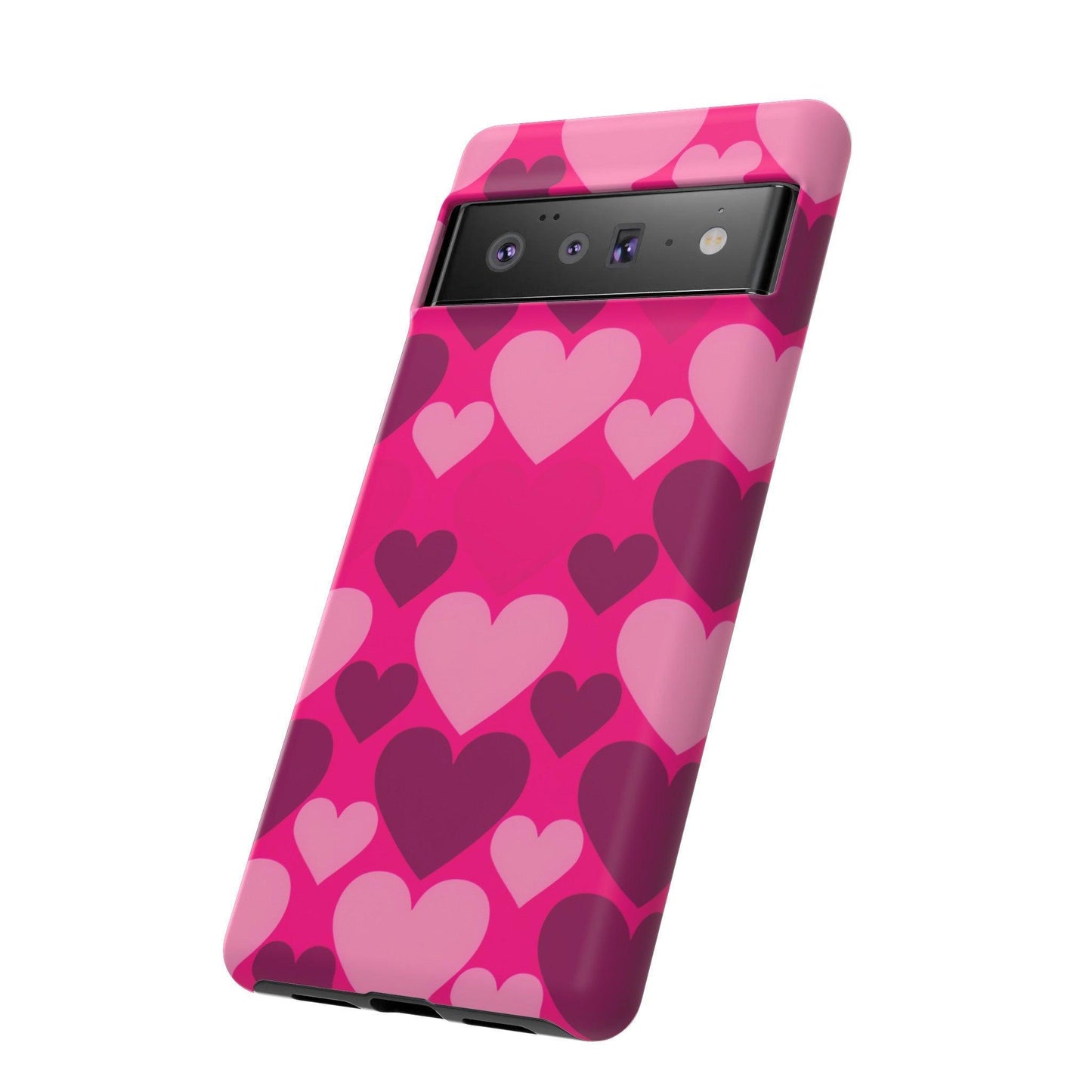 Tough Phone Case :" Eclectic Elegance Phone Case Collection" ( Hearts patterns)