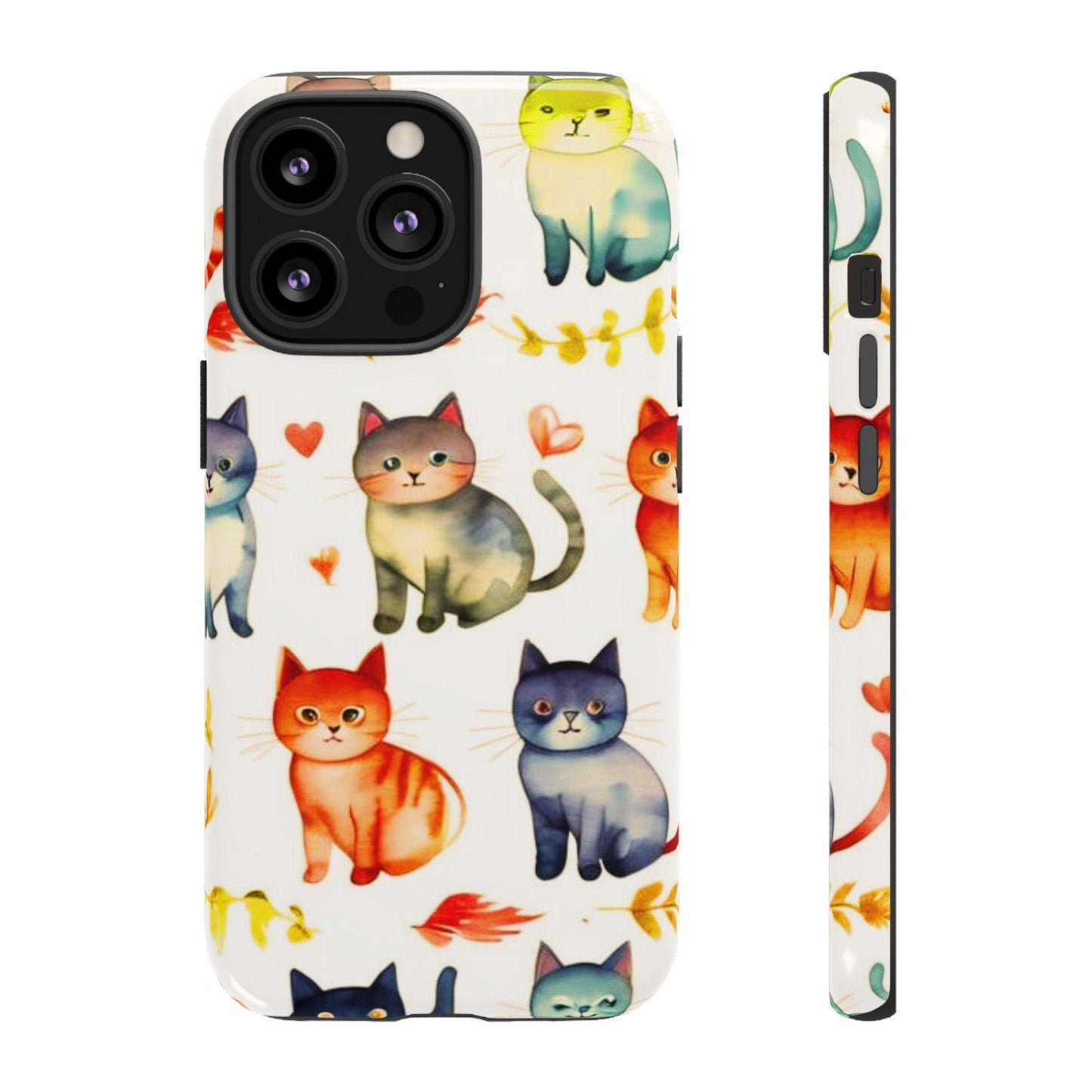 Cat Lovers Collection Tough Cellphone Case - Cosmic Creations by Karen