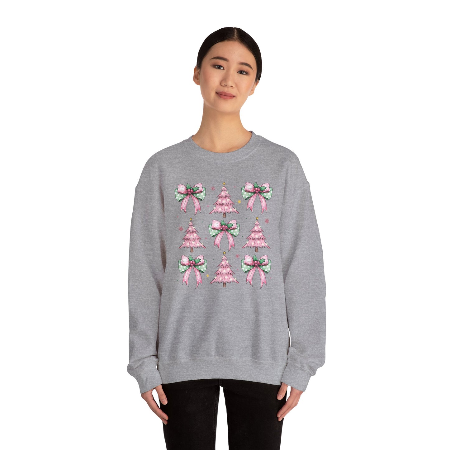 Christmas  Coquette Style  Unisex Crewneck Sweatshirt