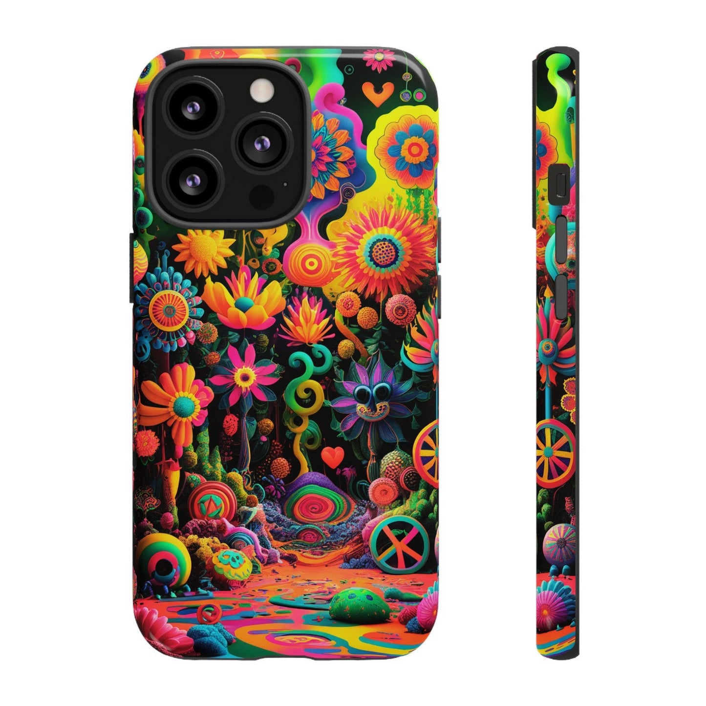 Tough Phone Case :" Eclectic Elegance Phone Case Collection" ( Hippie Style patterns)