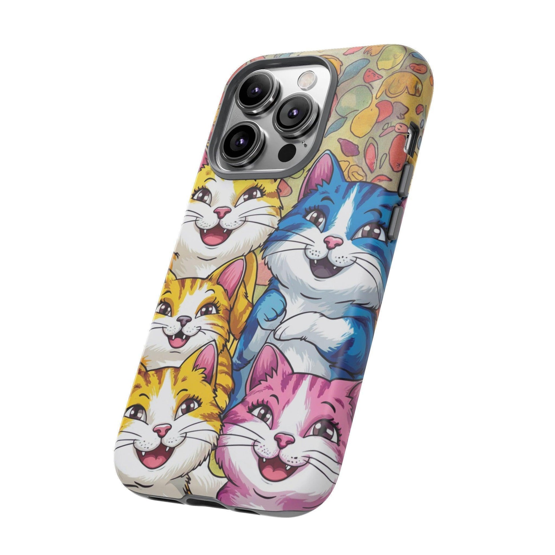 Cat Lovers Collection Tough Cellphone Case - Cosmic Creations by Karen