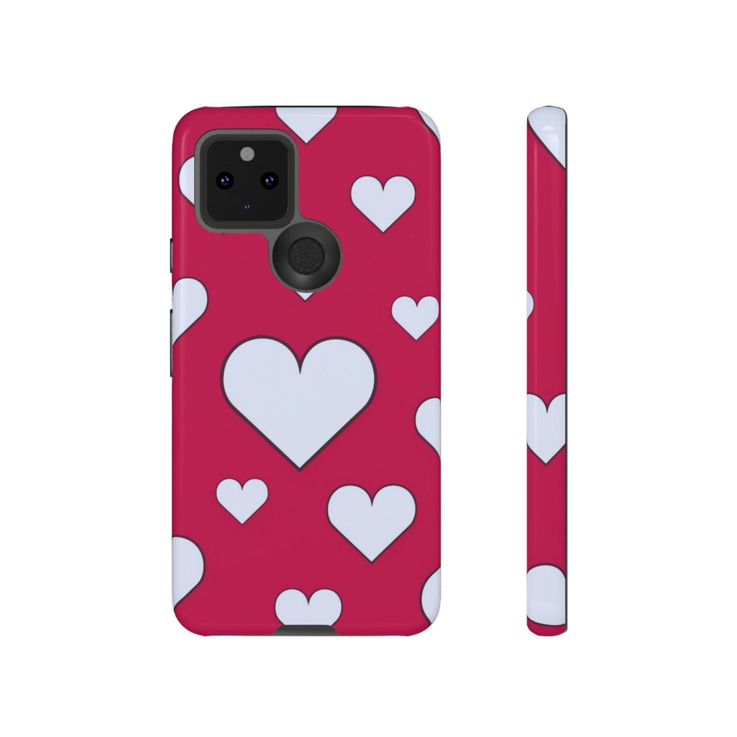 Tough Phone Case :" Eclectic Elegance Phone Case Collection" ( Hearts patterns)