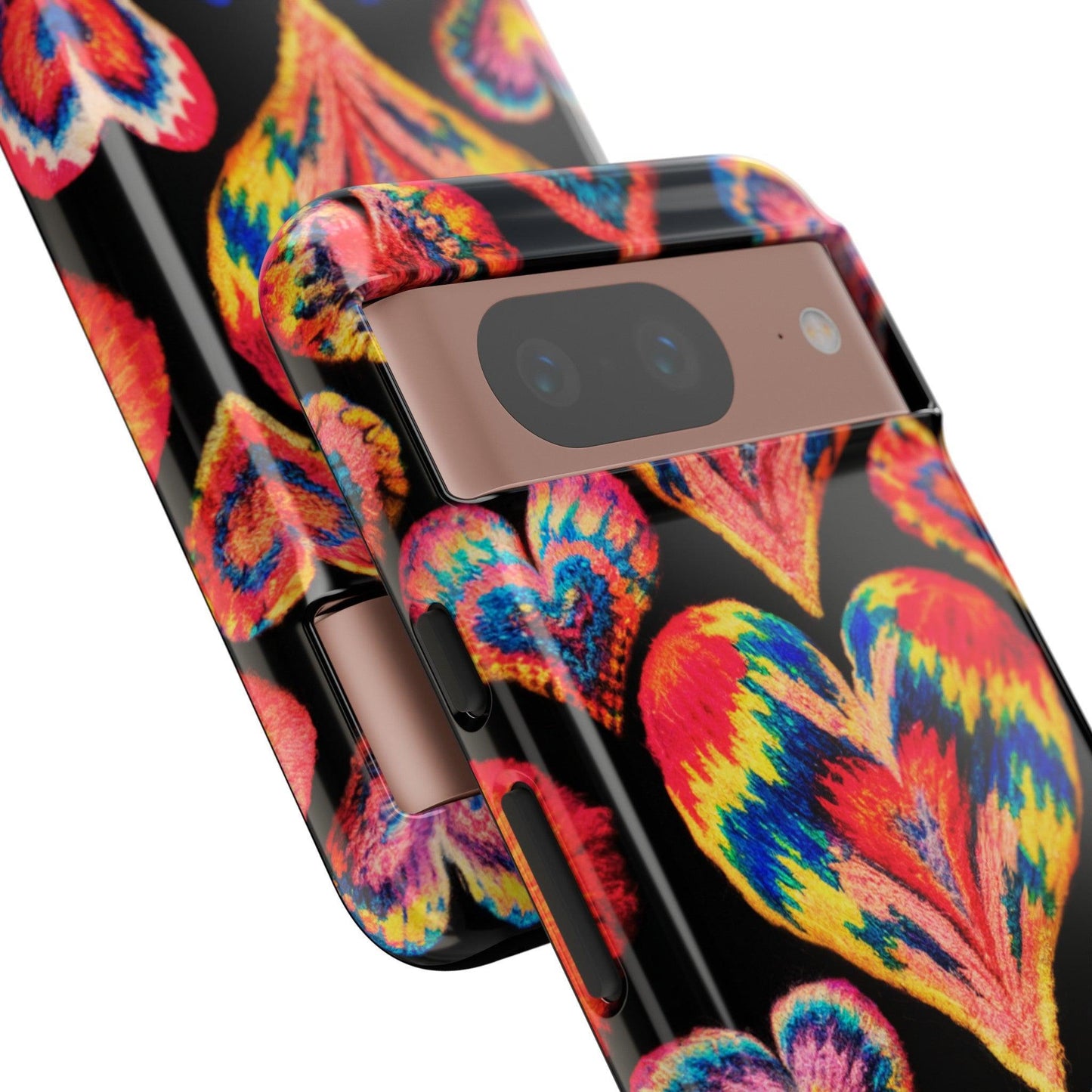 Tough Phone Case :" Eclectic Elegance Phone Case Collection" ( Hearts patterns)