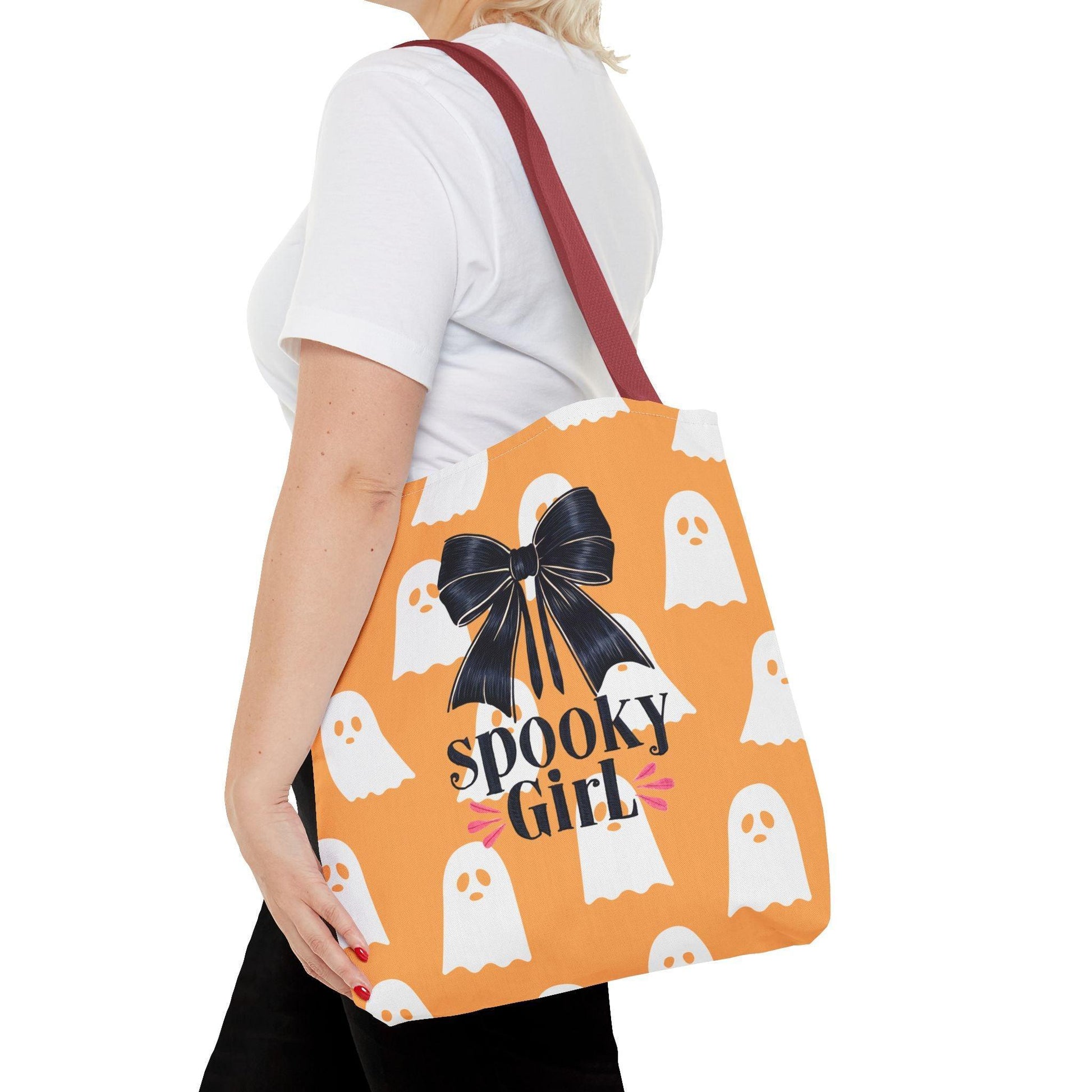 Spooky Girl Ghost Tote Bag - Cosmic Creations by Karen