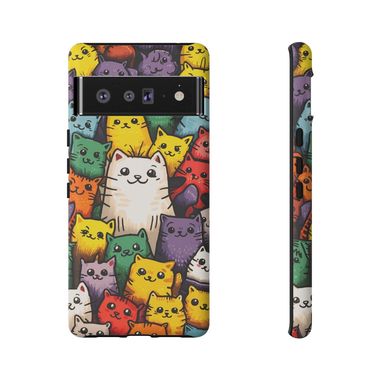 Cat Lovers Collection Tough Cellphone Case - Cosmic Creations by Karen