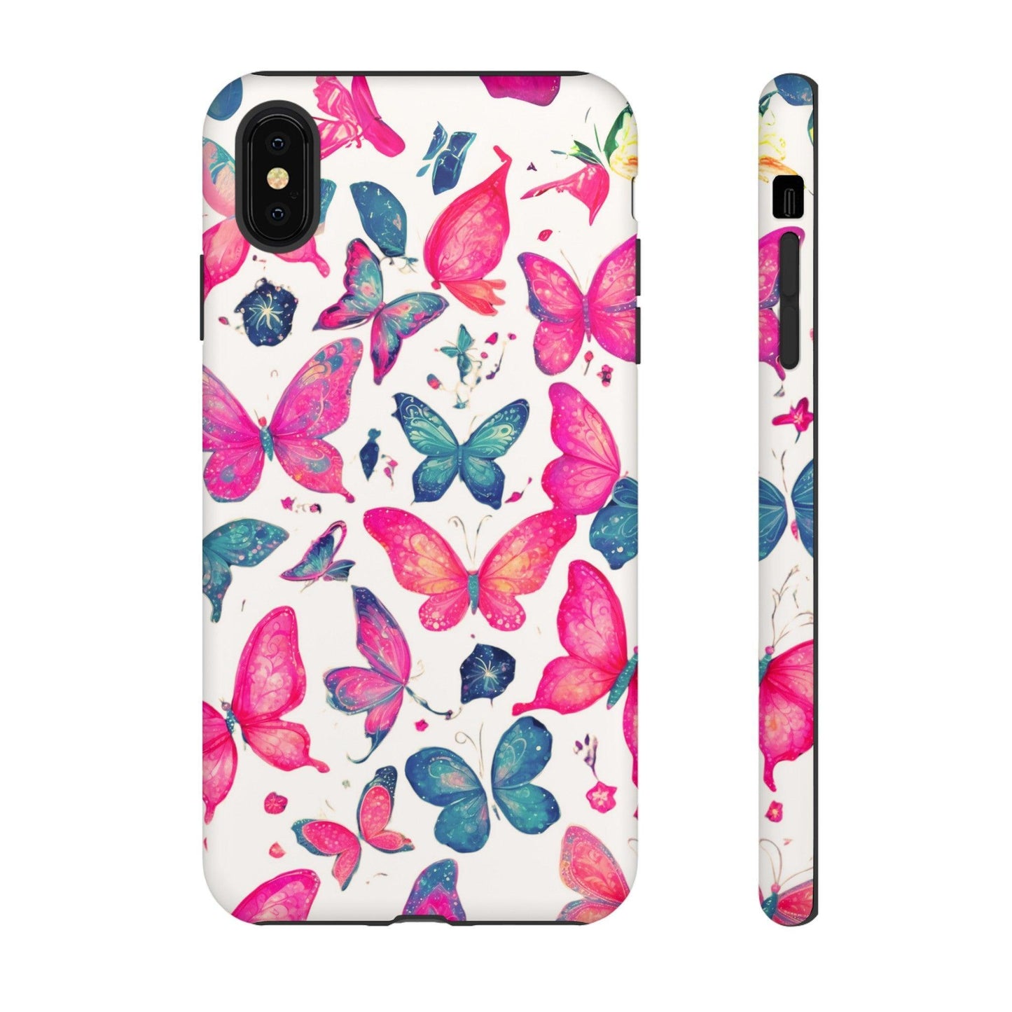 Tough Cellphone Case :" Eclectic Elegance Phone Case Collection" ( Hearts patterns)