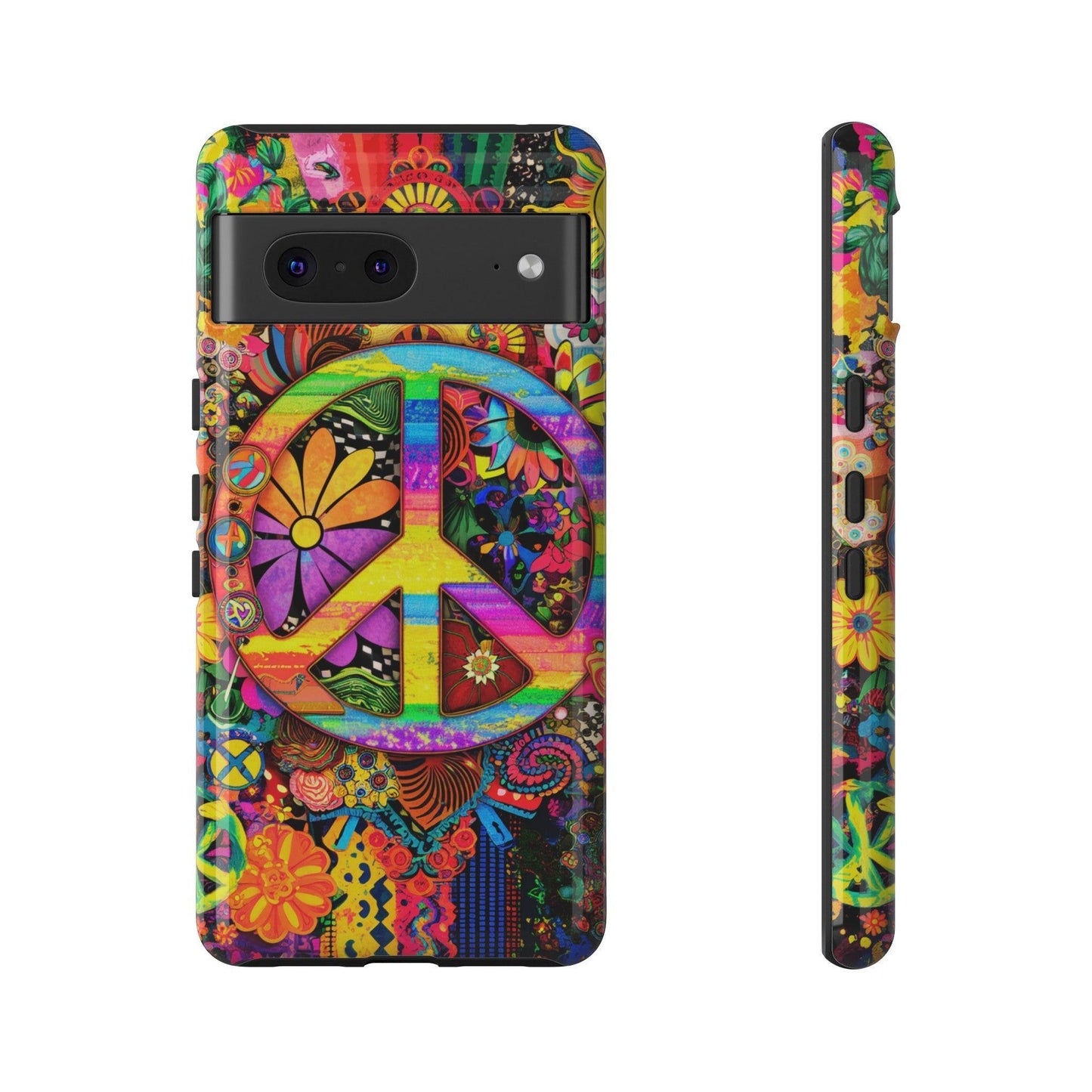 Tough Phone Case :" Eclectic Elegance Phone Case Collection" ( Hippie Style patterns)