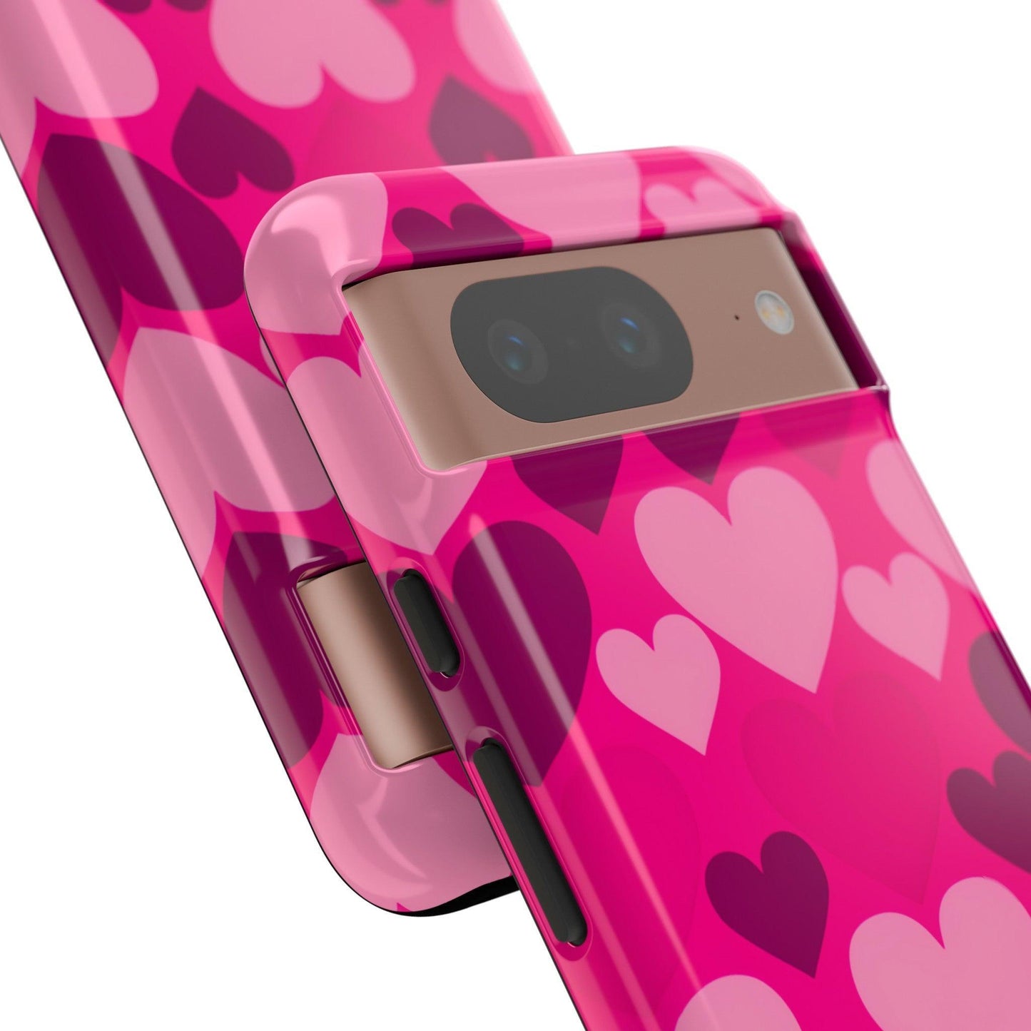 Tough Phone Case :" Eclectic Elegance Phone Case Collection" ( Hearts patterns)