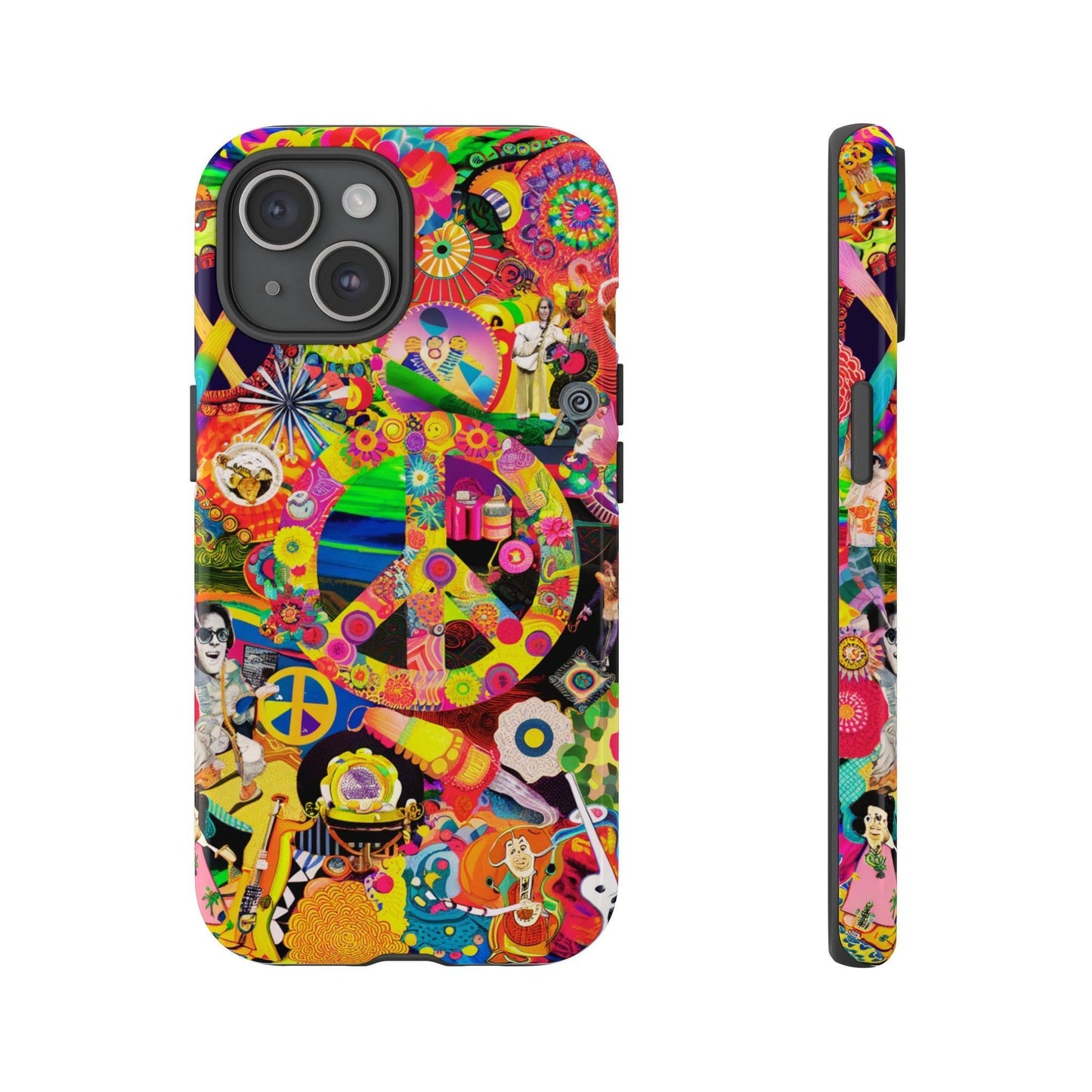 Tough Phone Case :" Eclectic Elegance Phone Case Collection" ( Hippie Style patterns)