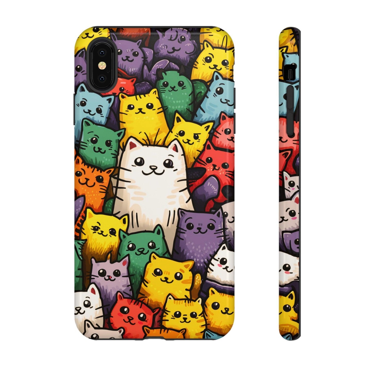 Cat Lovers Collection Tough Cellphone Case - Cosmic Creations by Karen