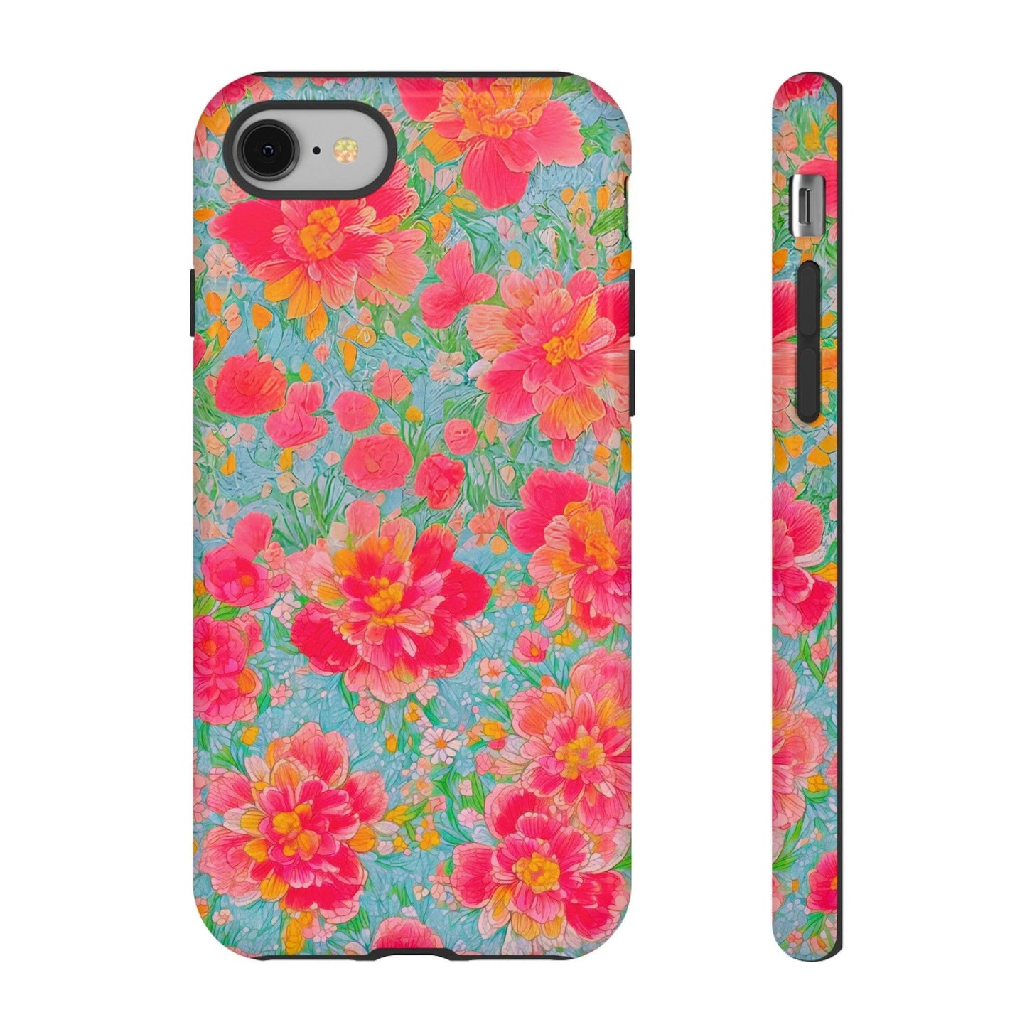 Tough Cellphone Case :" Eclectic Elegance Phone Case Collection" ( Floral patterns)