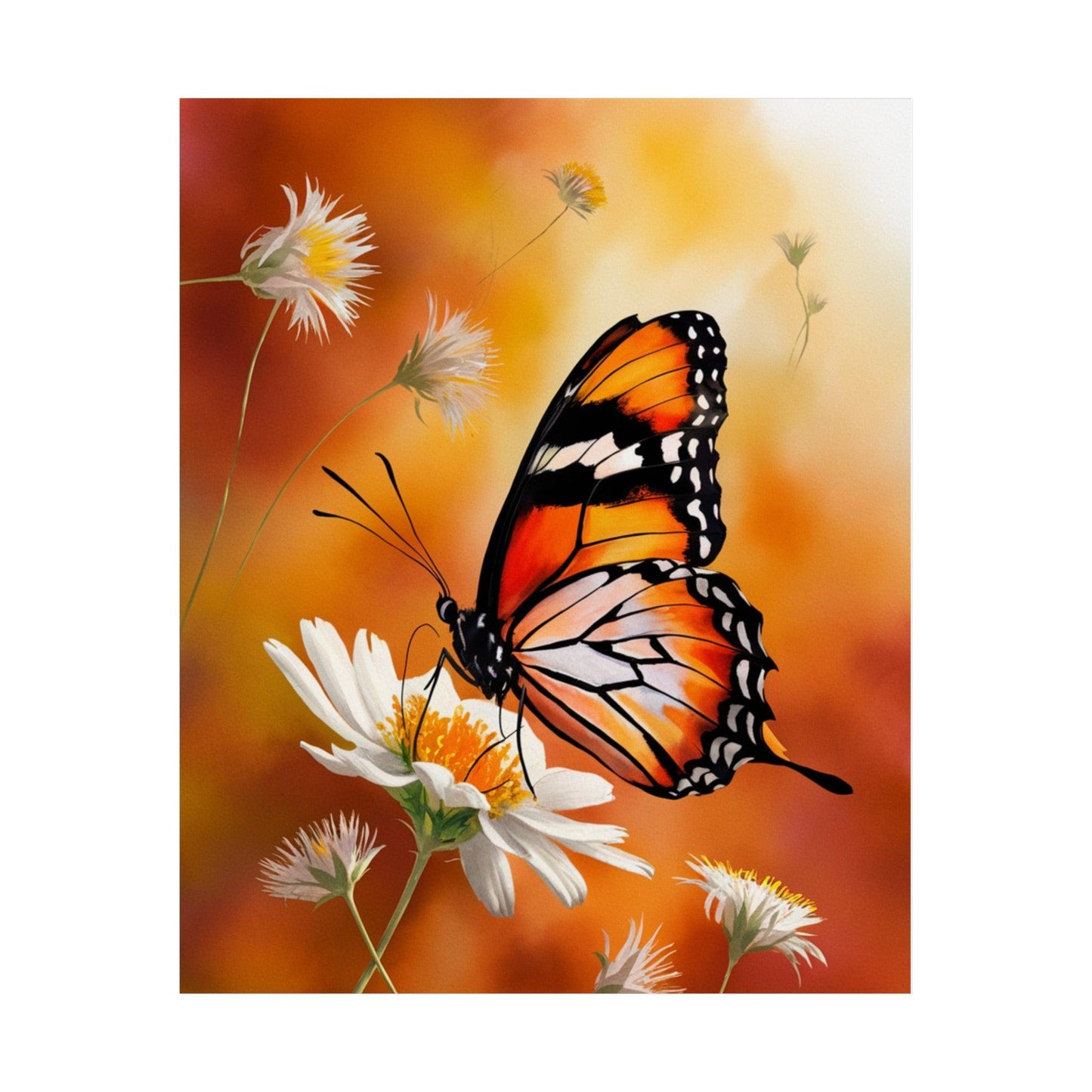 Monarch Butterfly Splendor Posters - Cosmic Creations by Karen