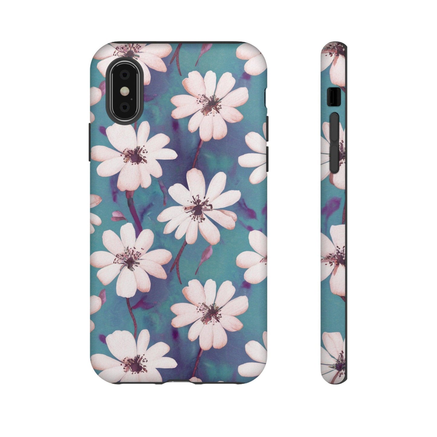 Tough Cellphone Case :" Eclectic Elegance Phone Case Collection" ( Floral patterns)