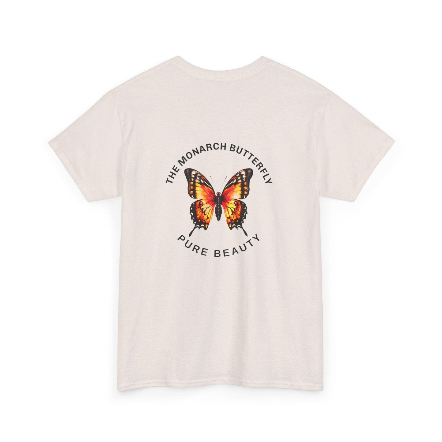 Camiseta unisex de algodón pesado: "La colección Mariposa Monarca"