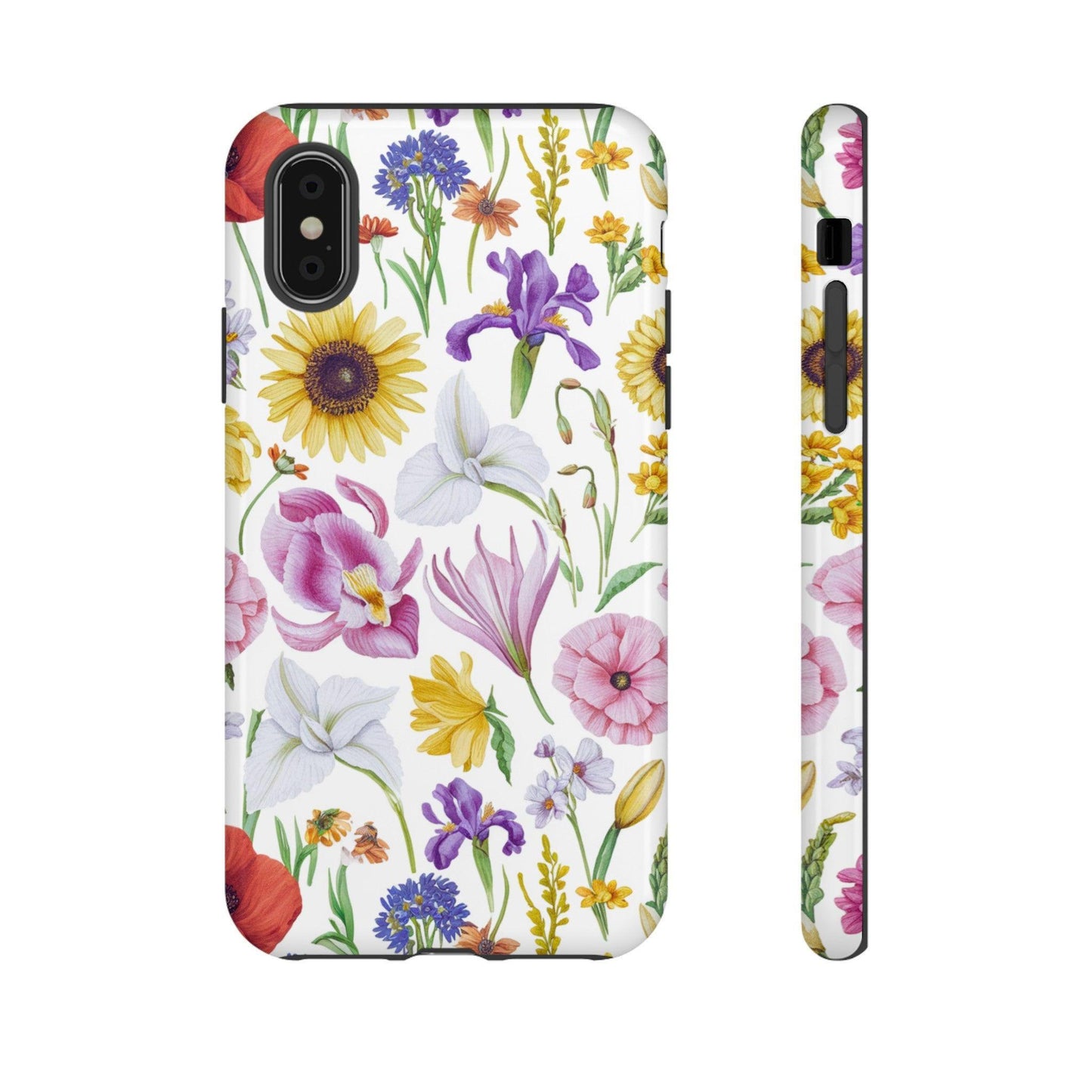 Tough Cellphone Case :" Eclectic Elegance Phone Case Collection" ( Floral patterns)