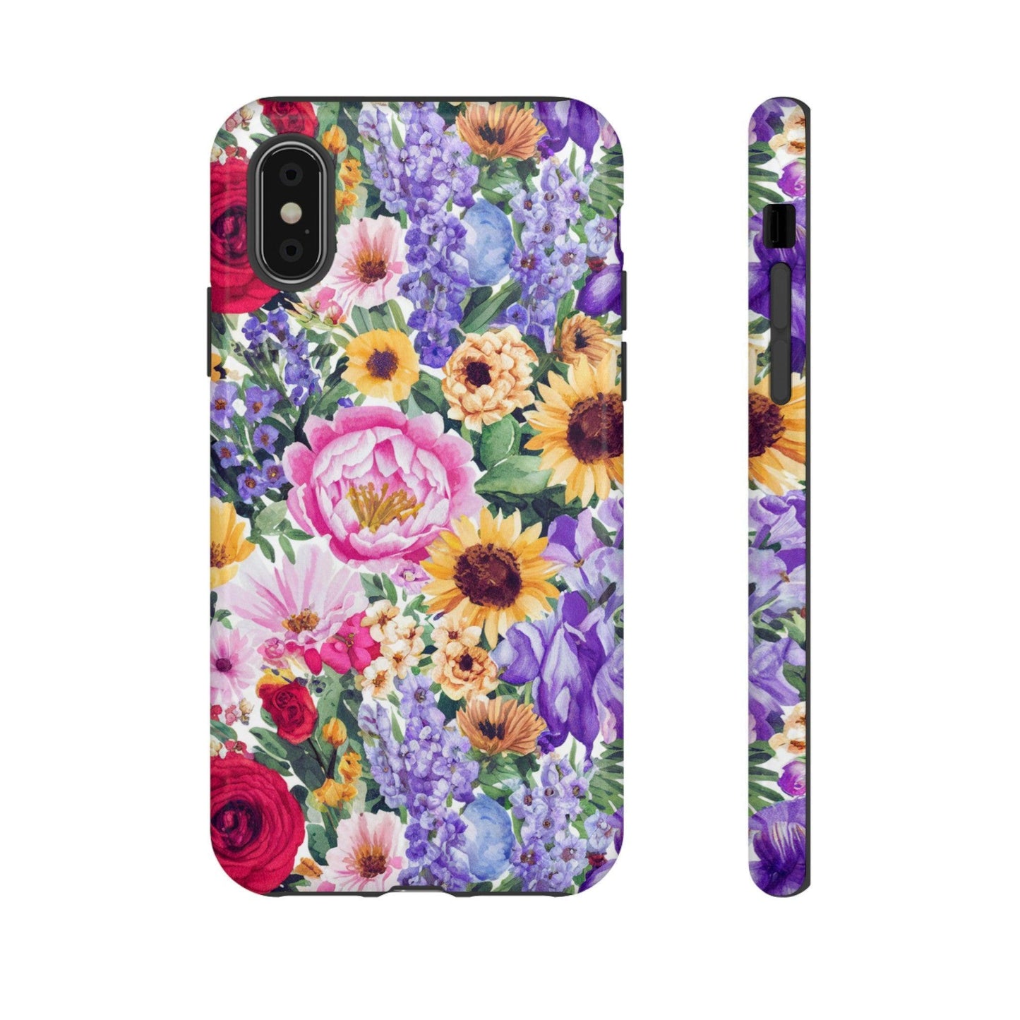 Tough Cellphone Case :" Eclectic Elegance Phone Case Collection" ( Floral patterns)