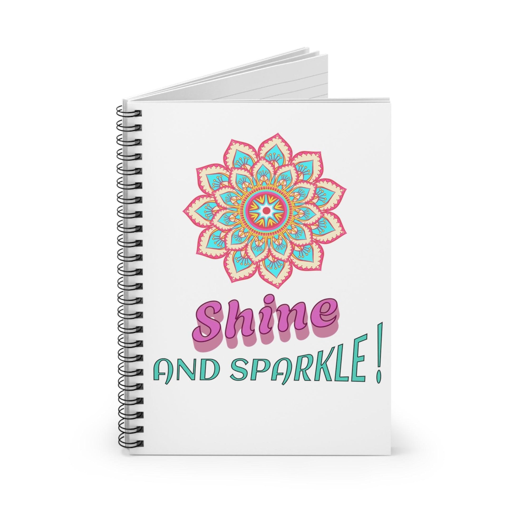 Luminous Notes Spiral Notebook | Ideal for school, work, journaling, or as a unique gift for writers, students, and professionals - Cosmic Creations by Karen