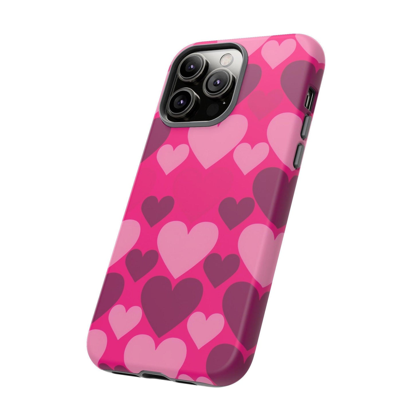 Tough Phone Case :" Eclectic Elegance Phone Case Collection" ( Hearts patterns)