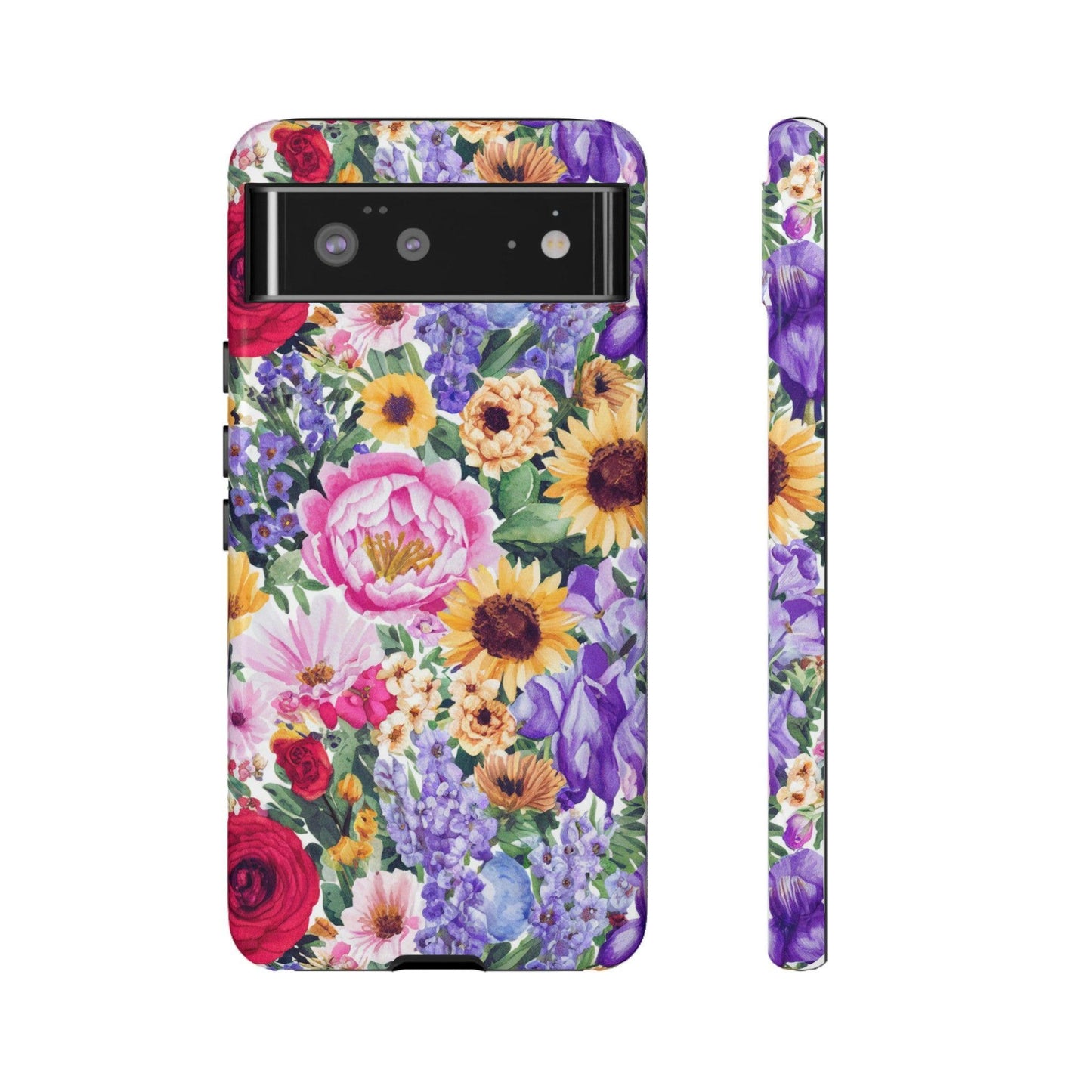 Tough Cellphone Case :" Eclectic Elegance Phone Case Collection" ( Floral patterns)