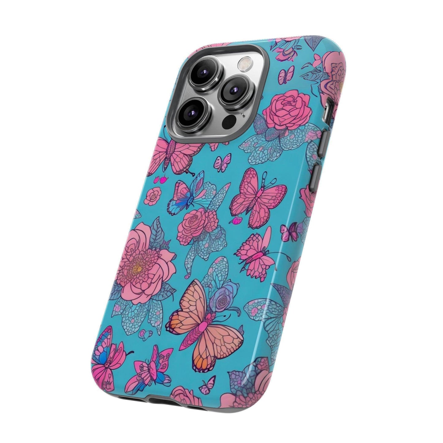 Tough Cellphone Case :" Eclectic Elegance Phone Case Collection" ( Floral patterns)