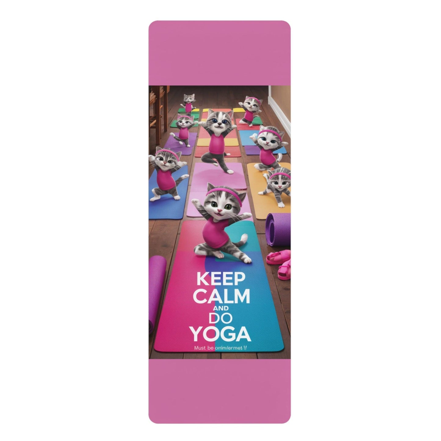 Rubber Yoga Mat | "Yoga Serenity Collection"